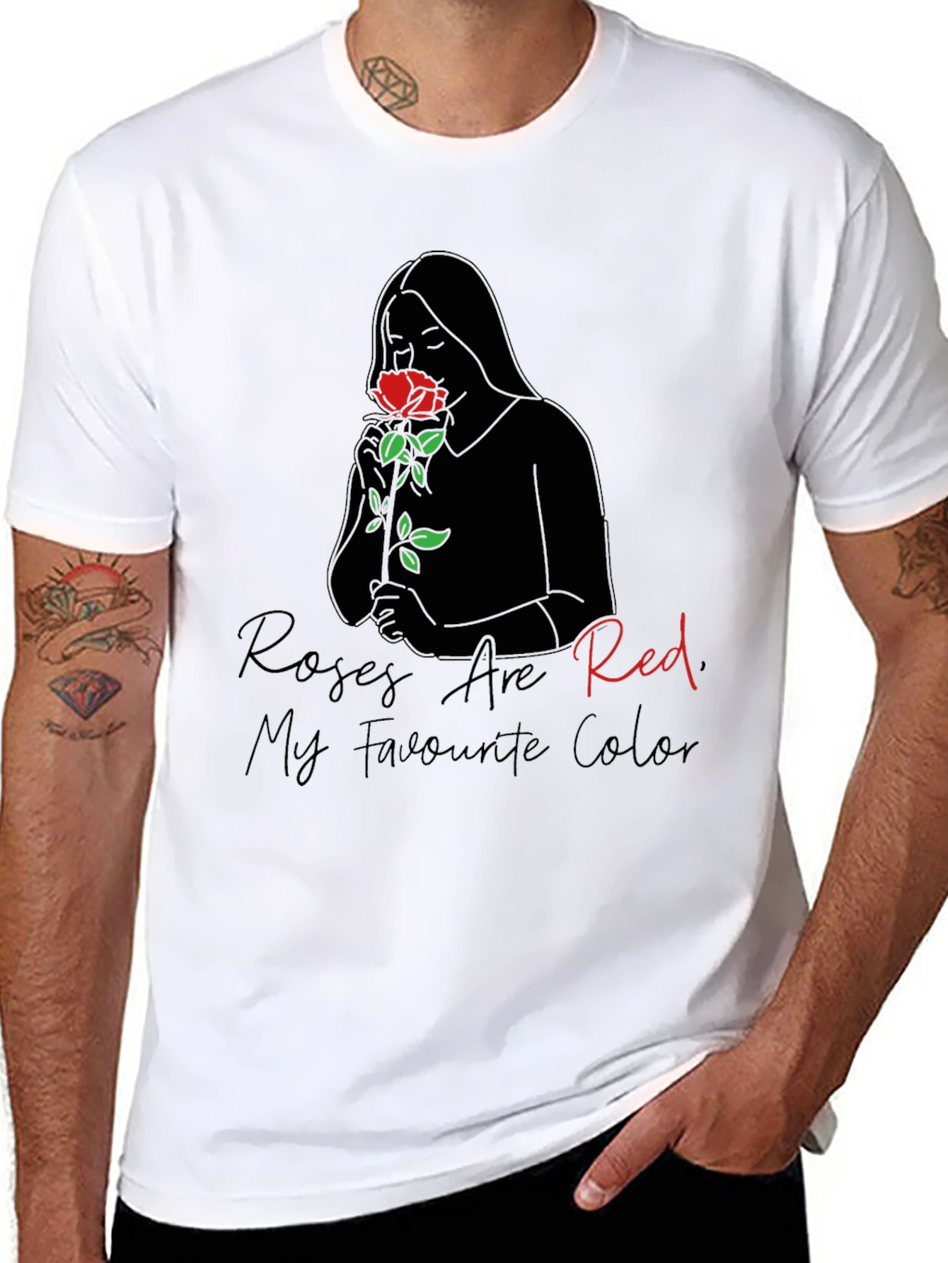 Roses are Red Graphic T-Shirt