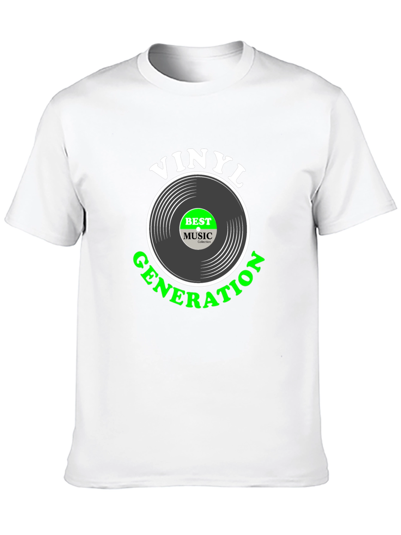 Vinyl Generation Black T-Shirt