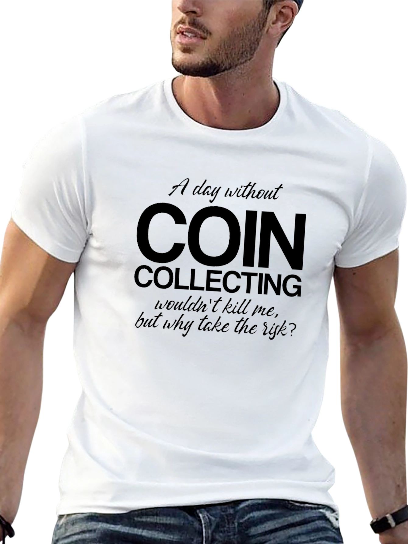 Coin Collecting Graphic T-Shirt