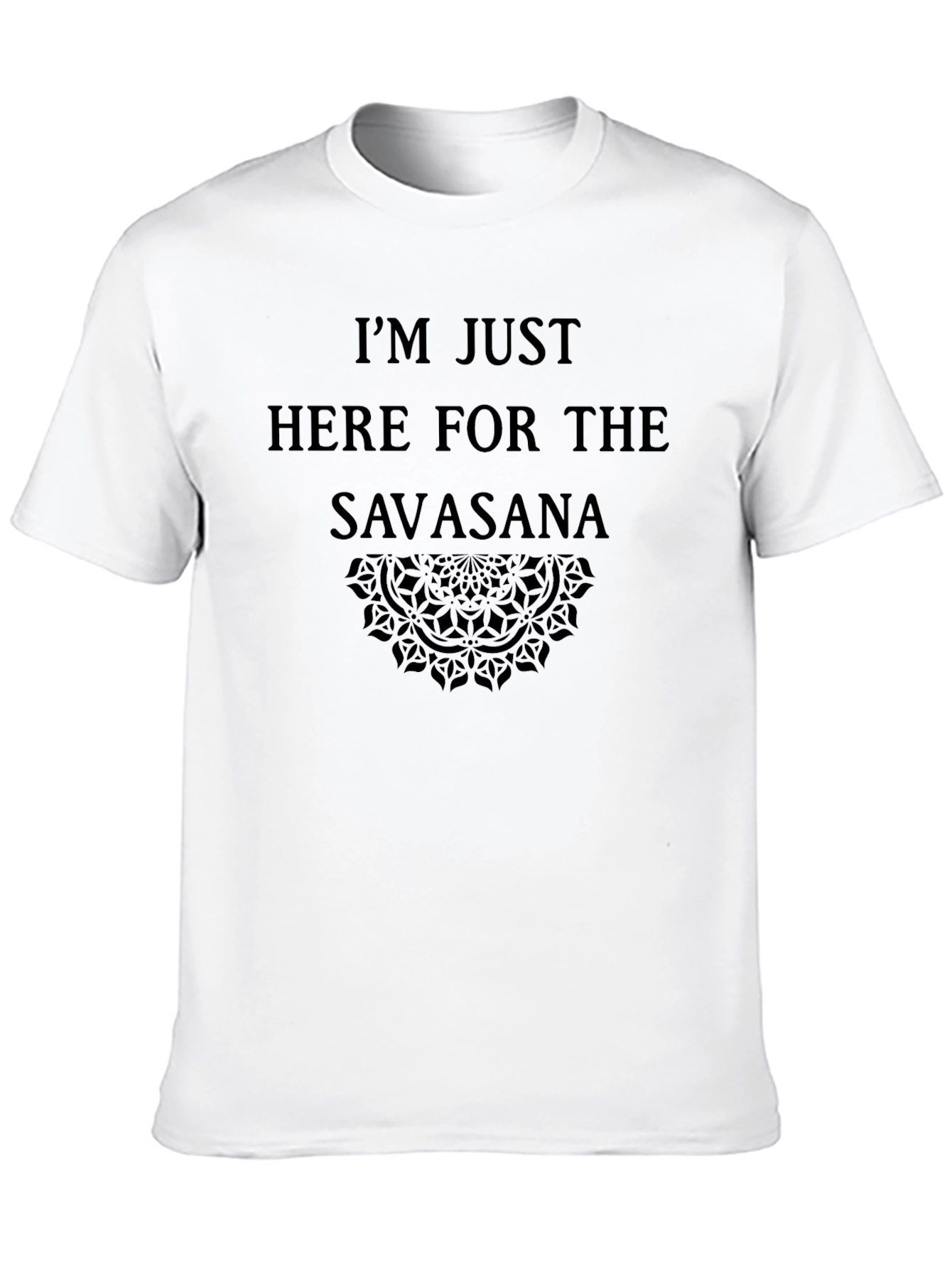 Savasana Yoga Graphic Tee - Relax and Meditate