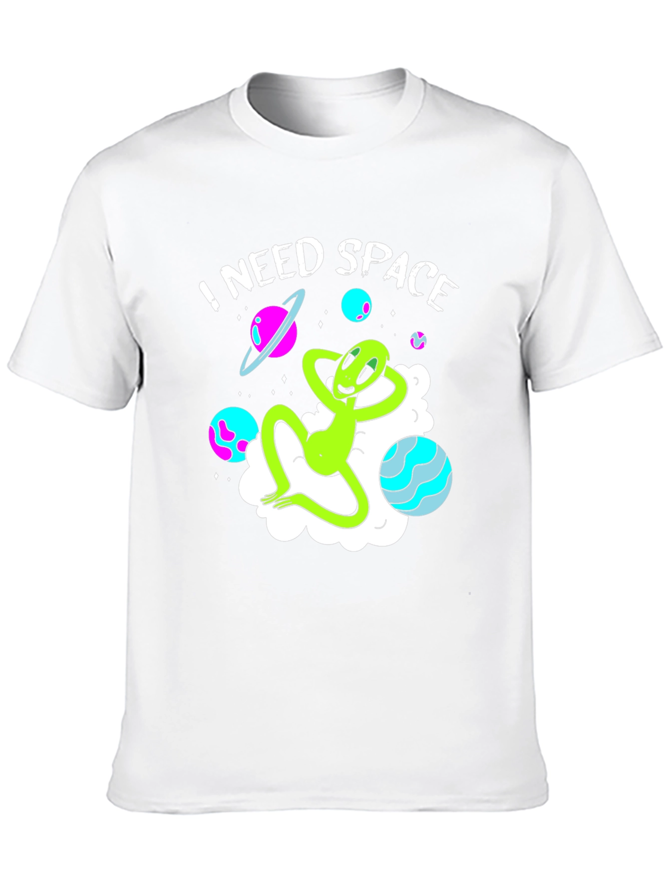 I Need Space Alien Graphic T-Shirt