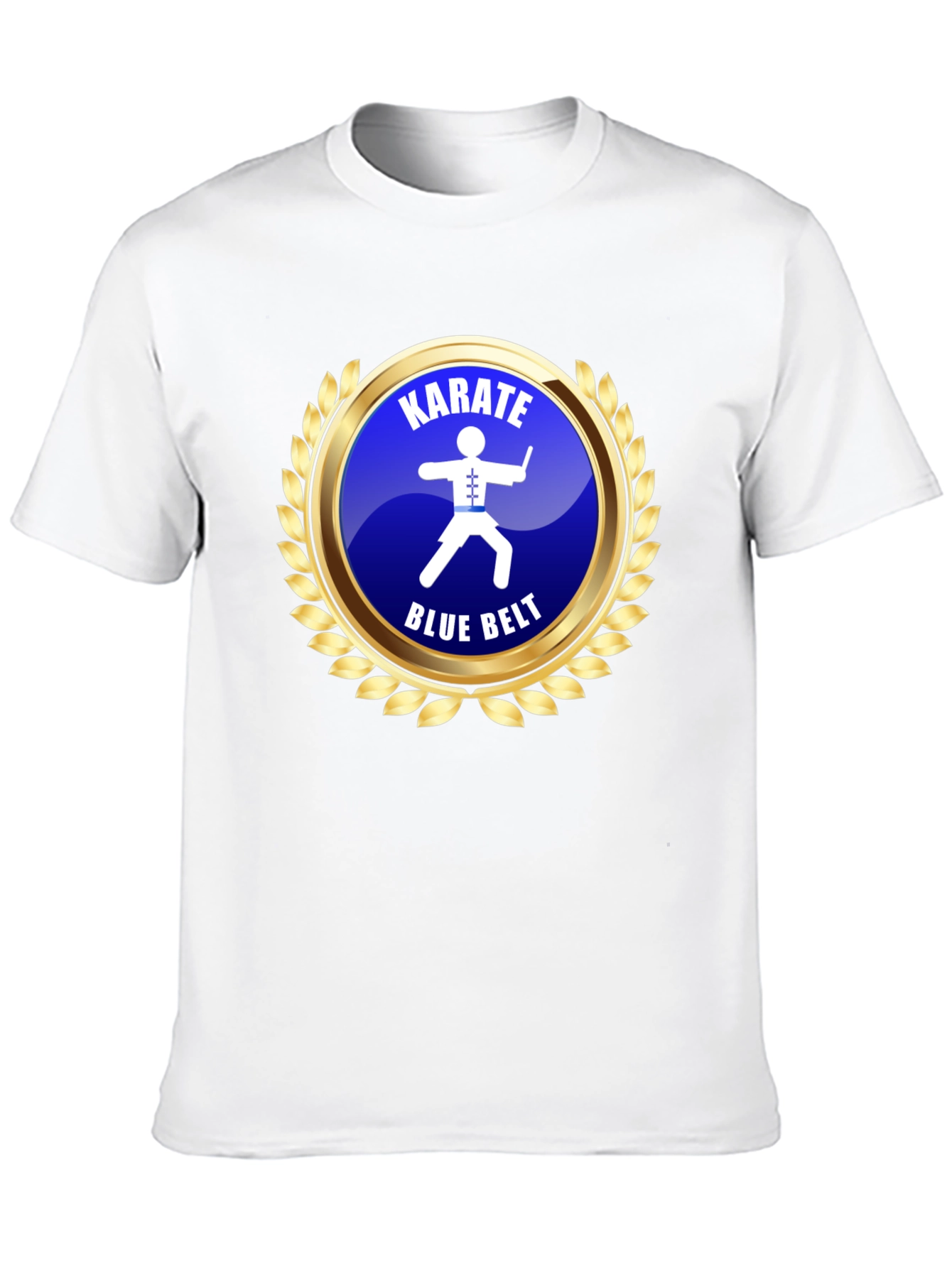 Karate Blue Belt T-Shirt Martial Arts Training