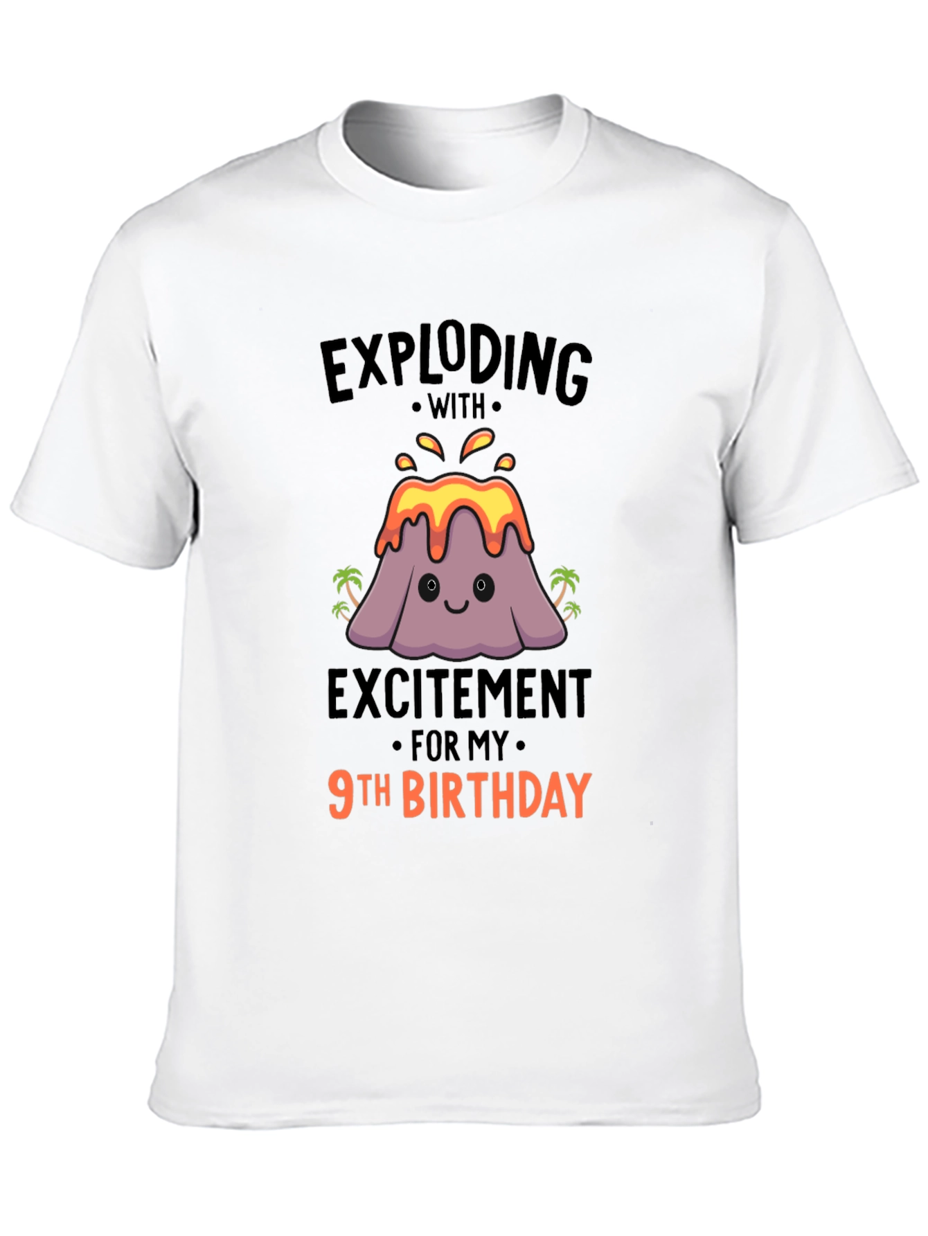 Exploding With Excitement 9th Birthday T-Shirt