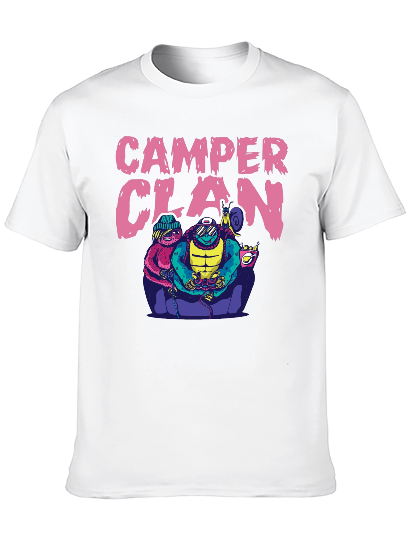 Camper Clan Graphic Tee - Gamer Style