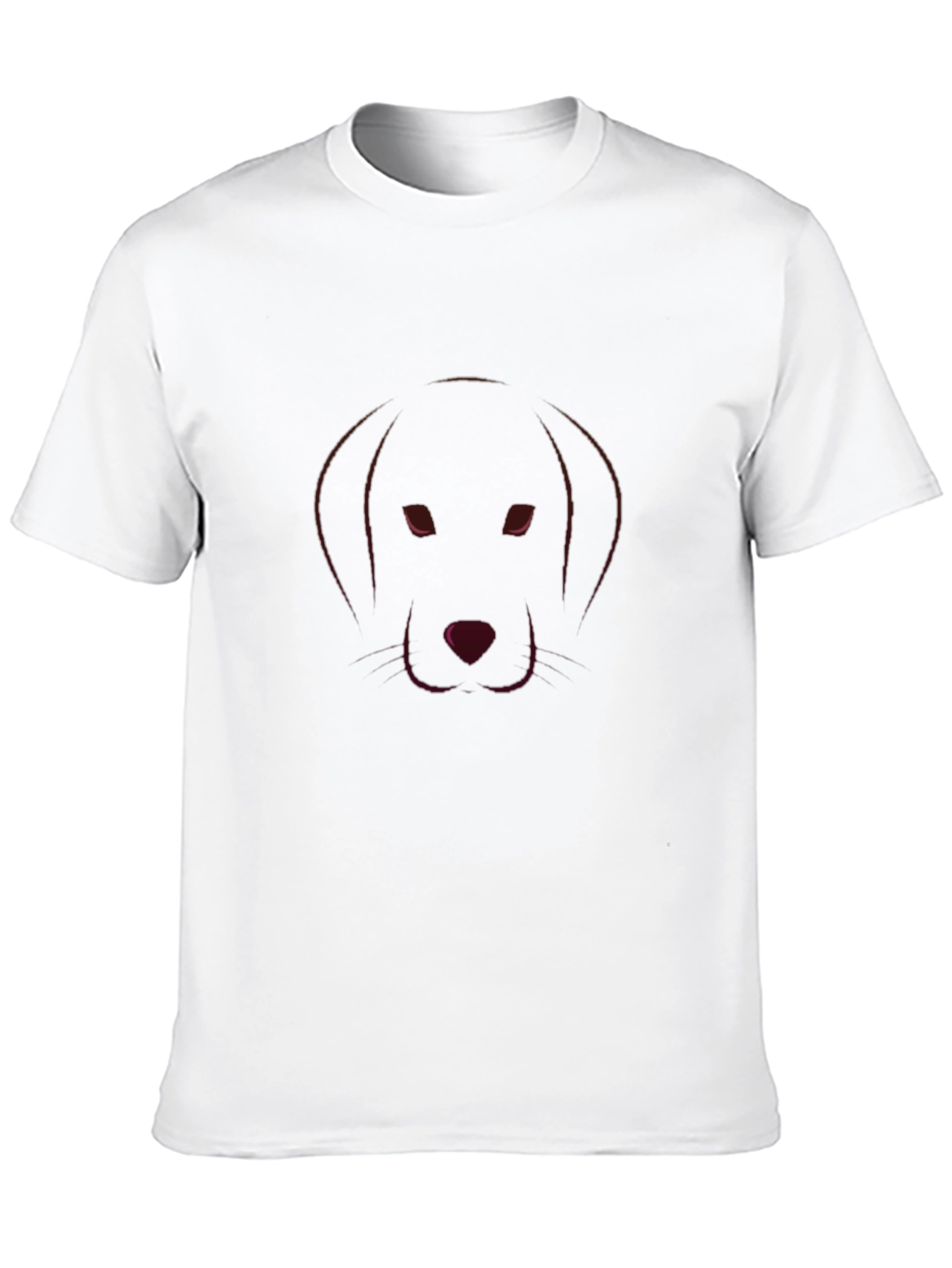 Dog Outline Tee - Black