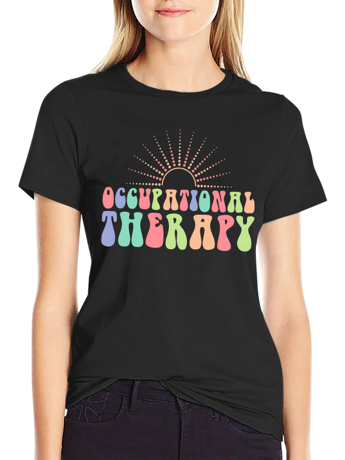Occupational Therapy Retro Graphic T-Shirt