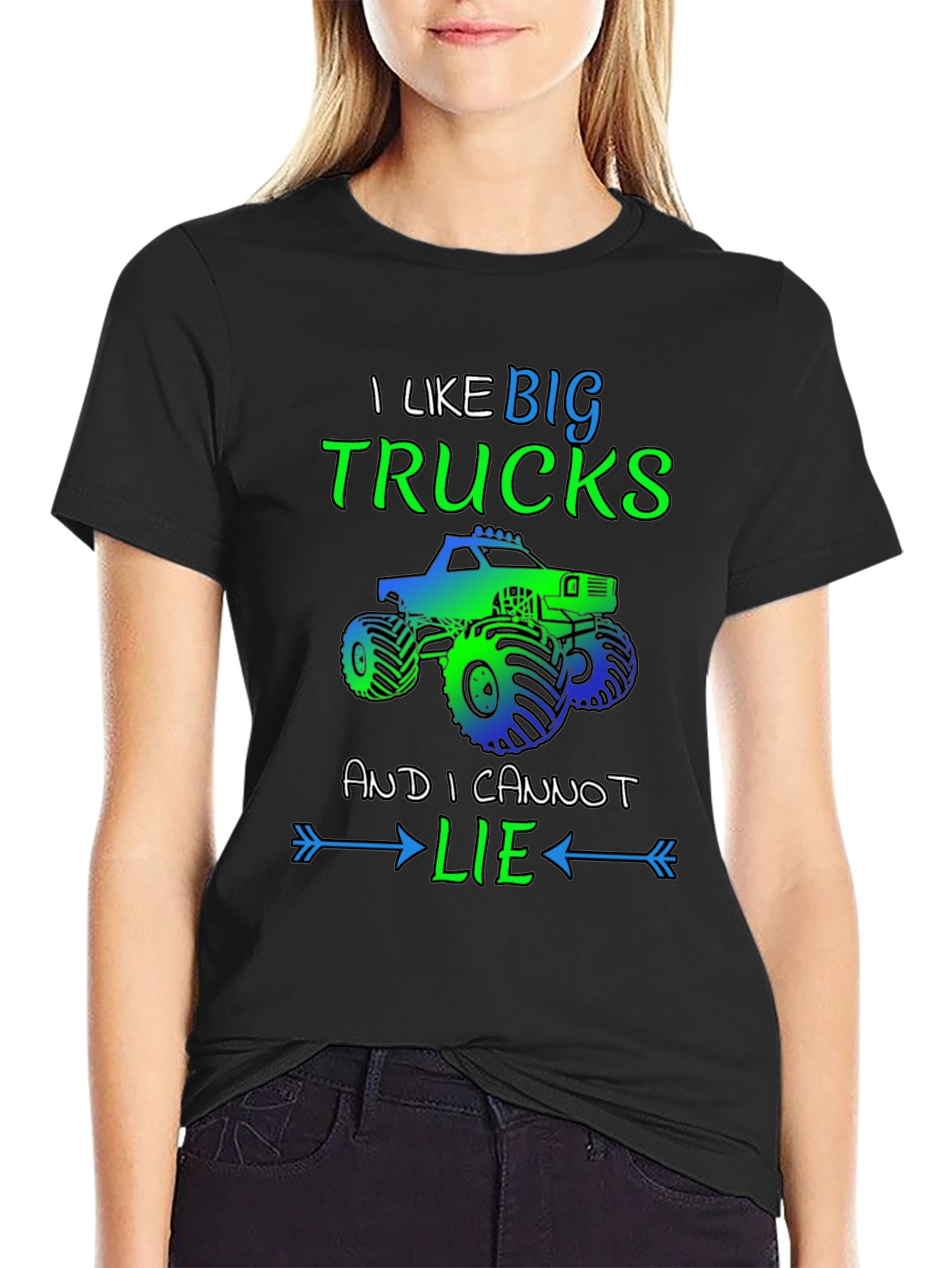 Big Trucks Graphic Tee - Humor T-Shirt