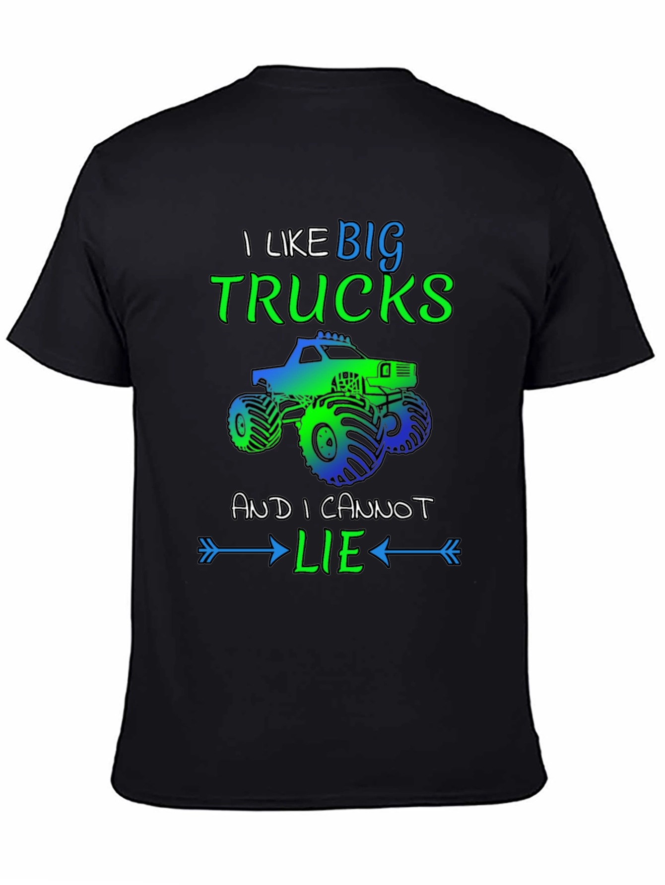 Big Trucks Graphic Tee - Humor T-Shirt