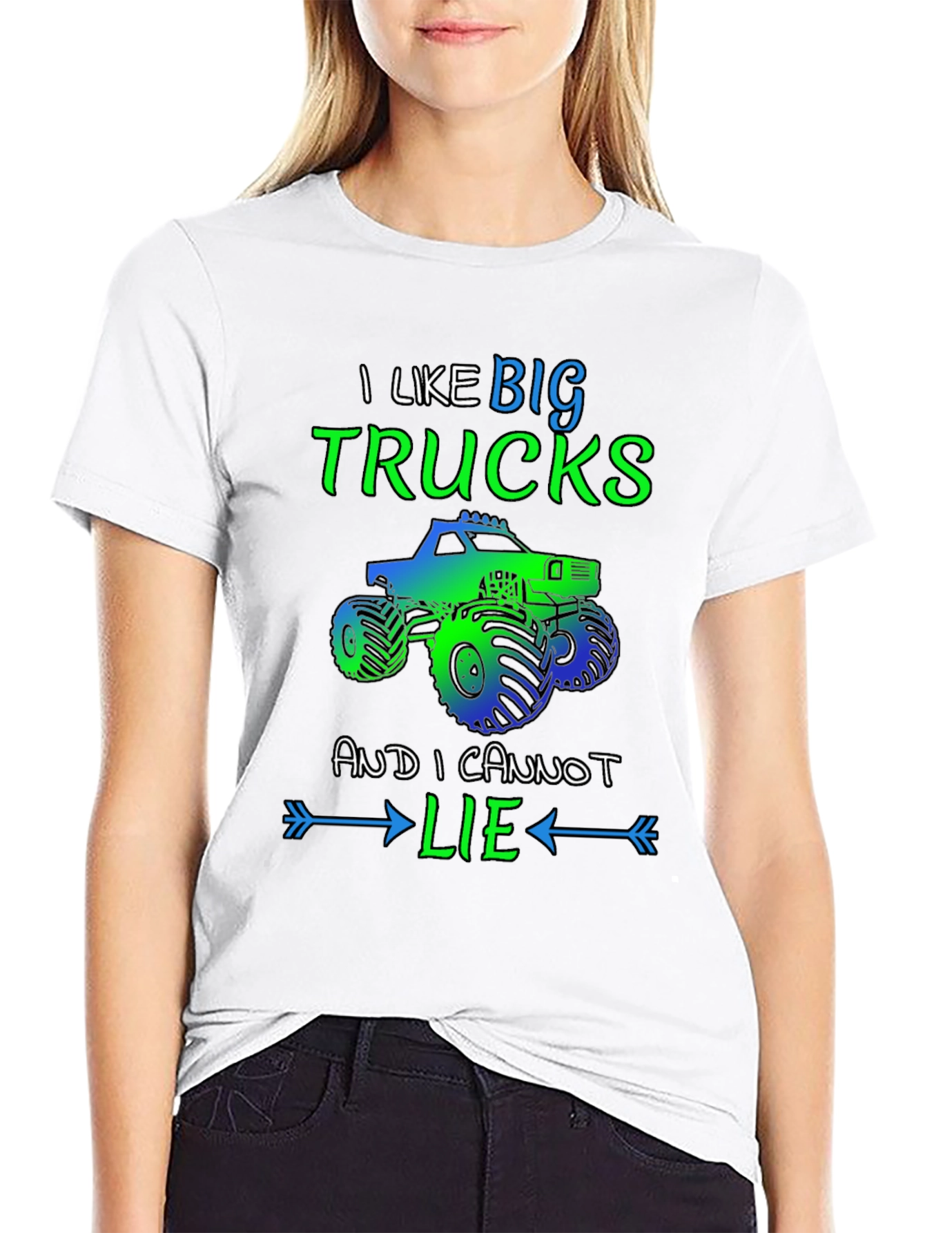 Big Trucks Graphic Tee - Humor T-Shirt