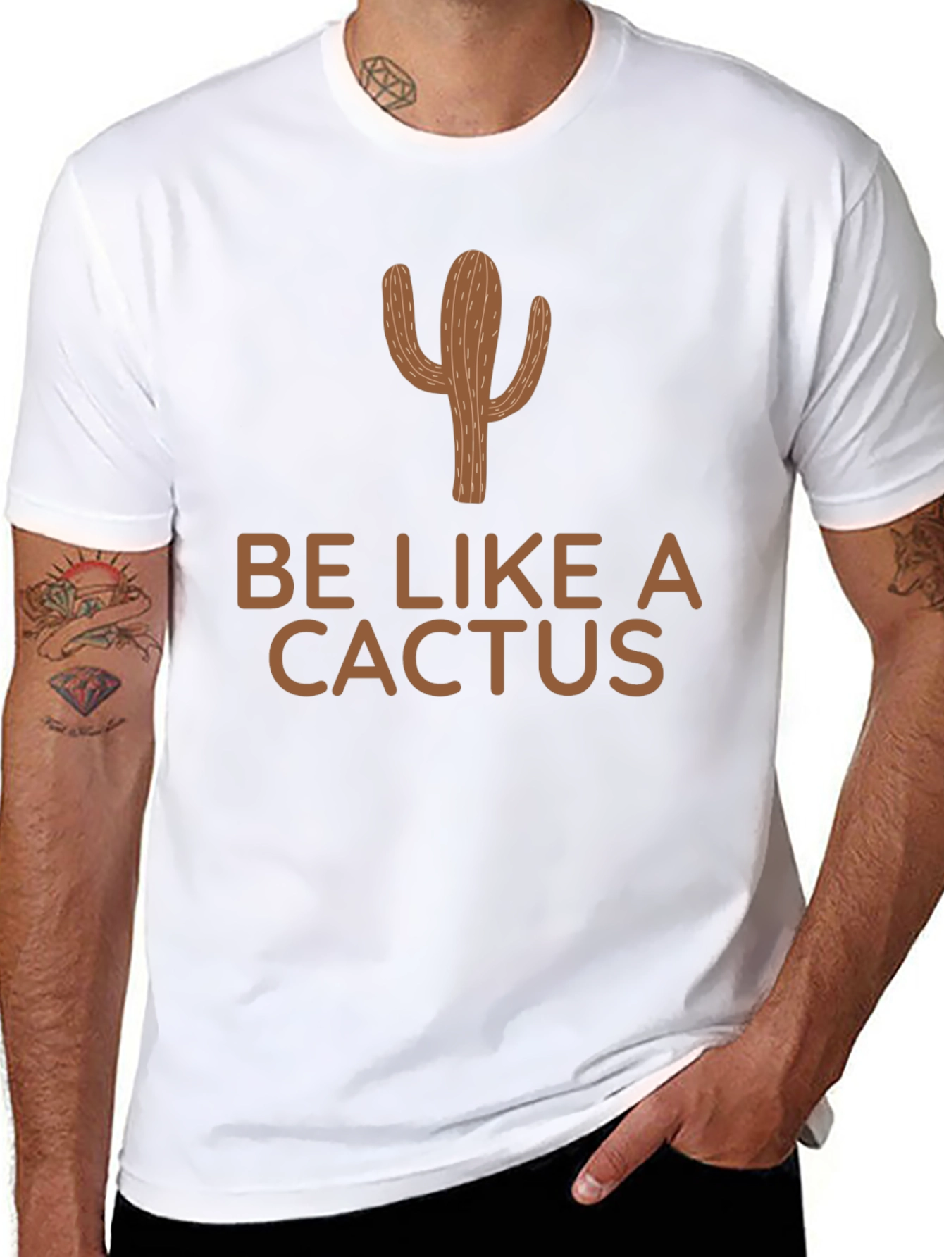 Be Like a Cactus Graphic T-Shirt