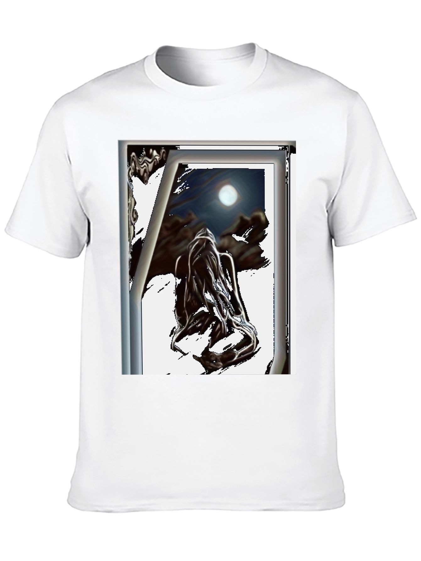 Moonlit Dream T-Shirt - Black Graphic Tee