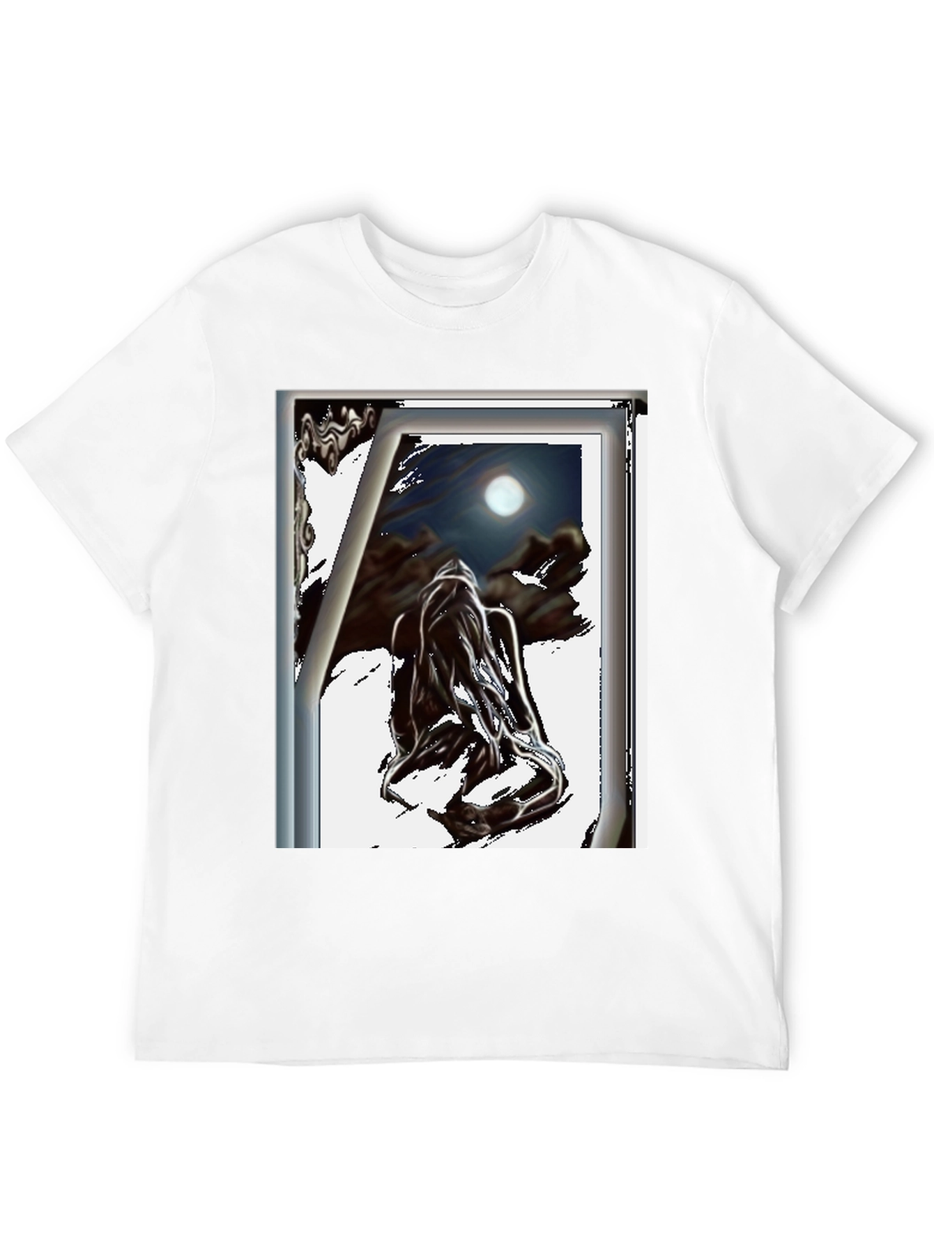 Moonlit Dream T-Shirt - Black Graphic Tee