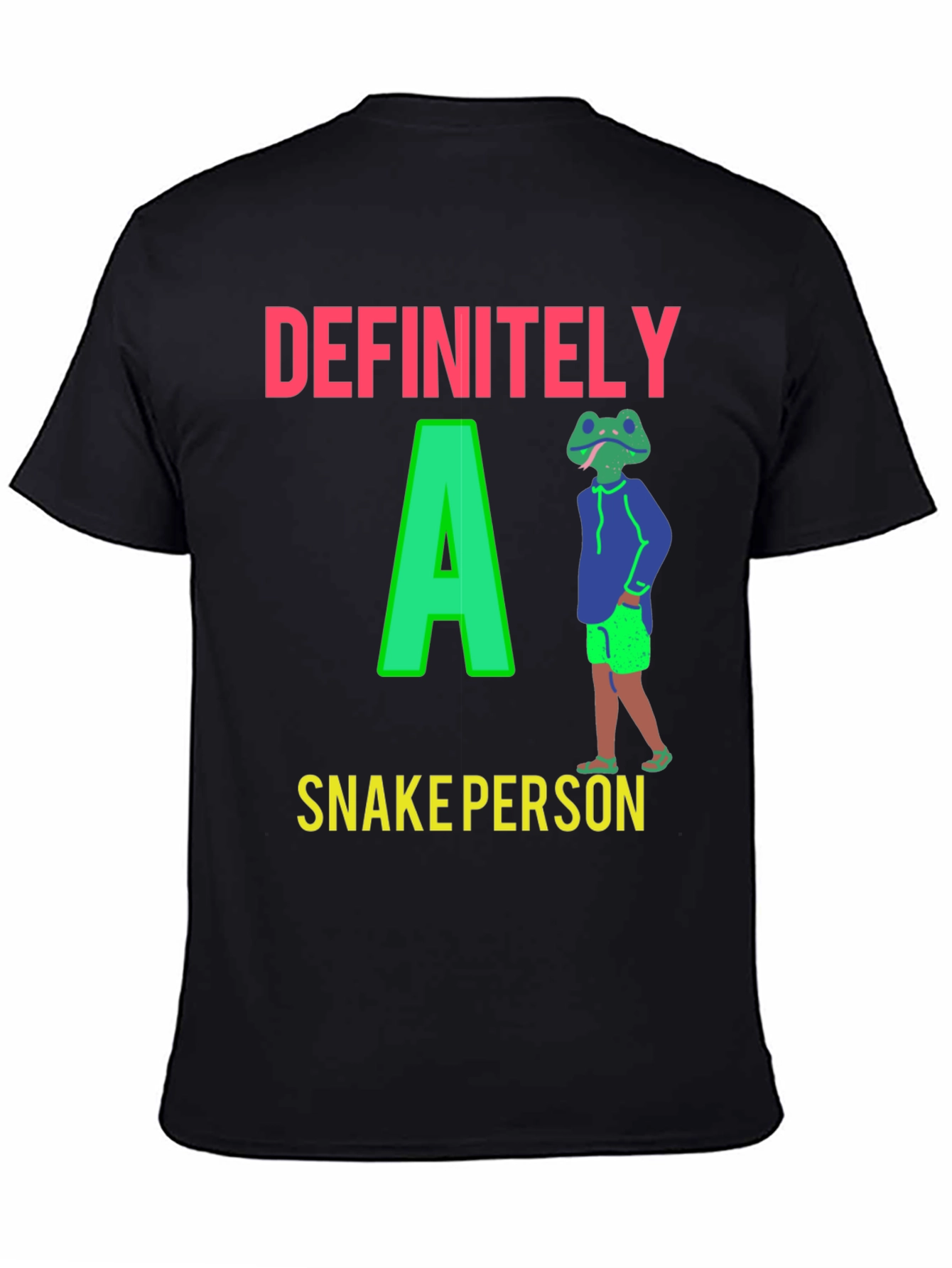 Definitely A Snake Person Graphic T-Shirt