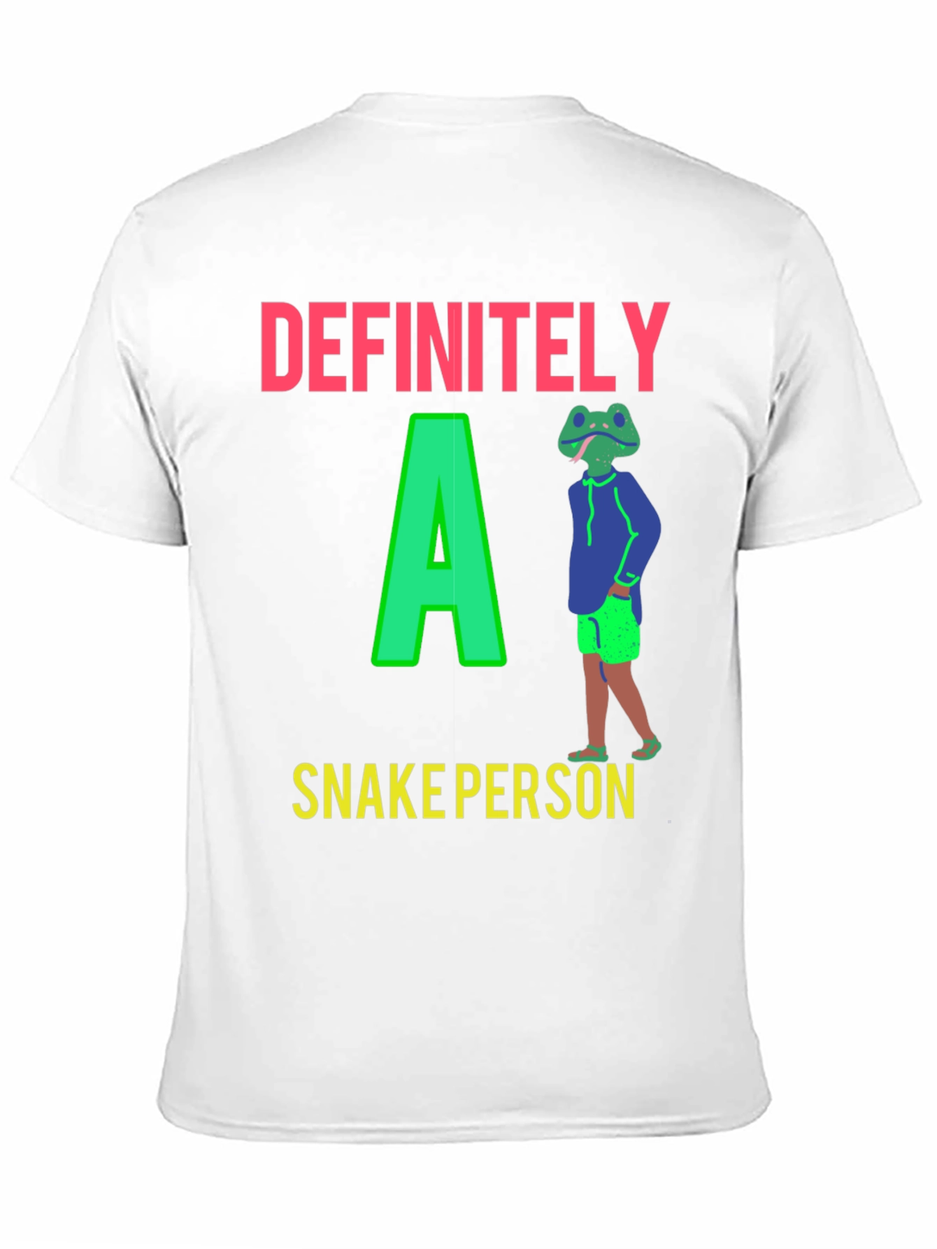 Definitely A Snake Person Graphic T-Shirt