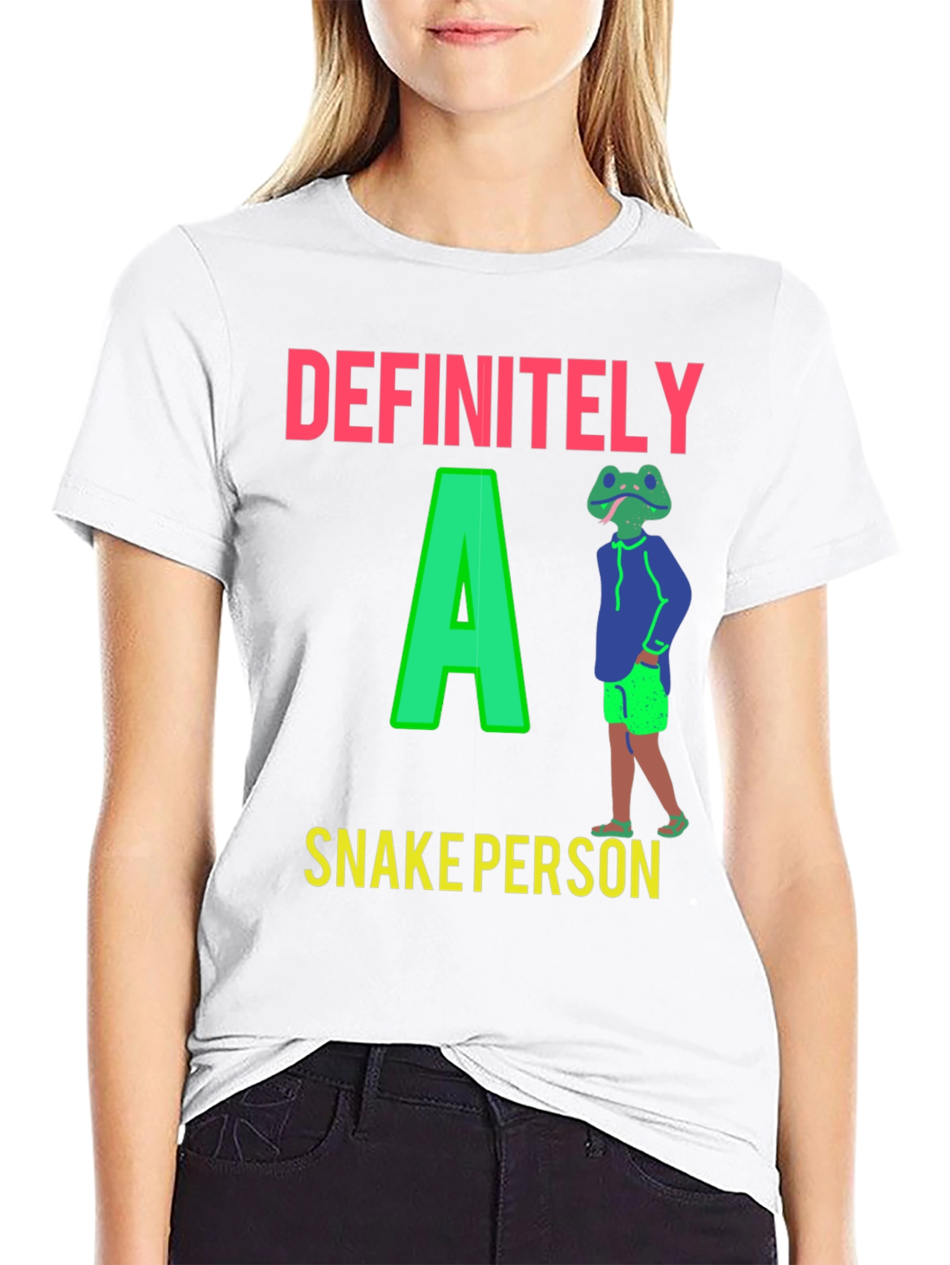 Definitely A Snake Person Graphic T-Shirt