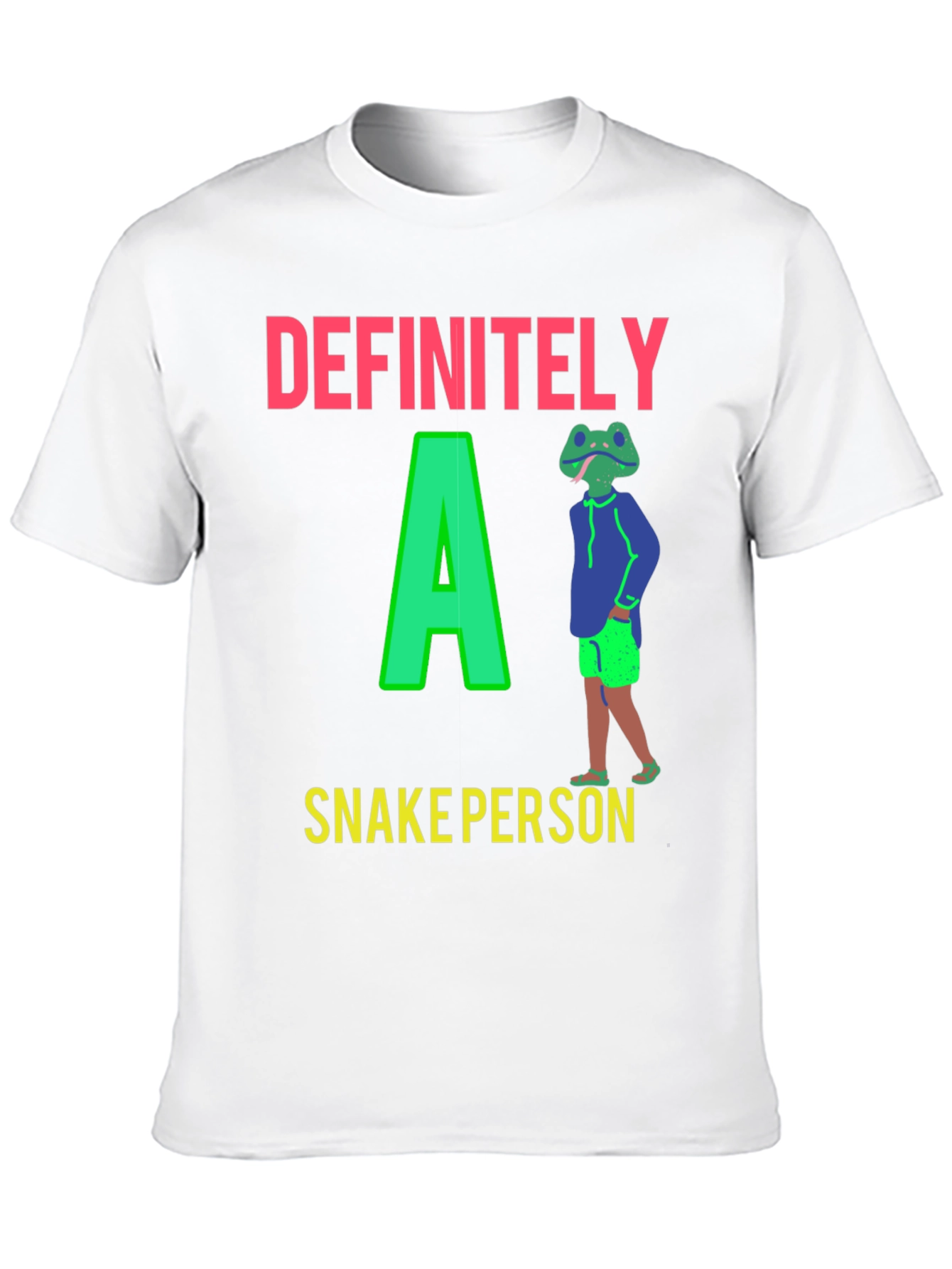 Definitely A Snake Person Graphic T-Shirt