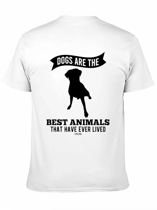 Dogs Are The Best Animals T-Shirt Black