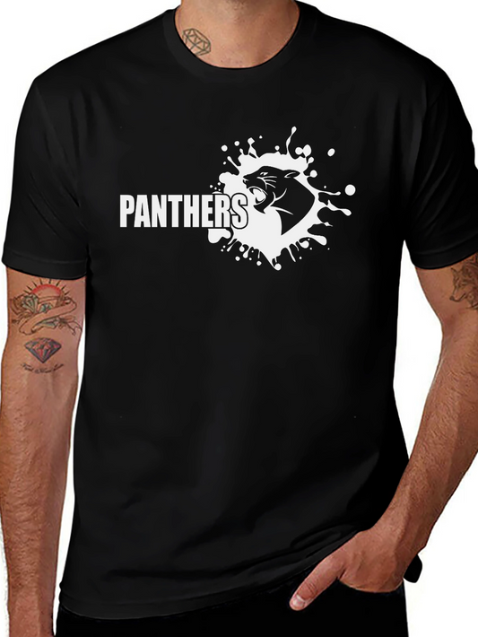 Panthers Graphic T-Shirt - Bold Black Tee