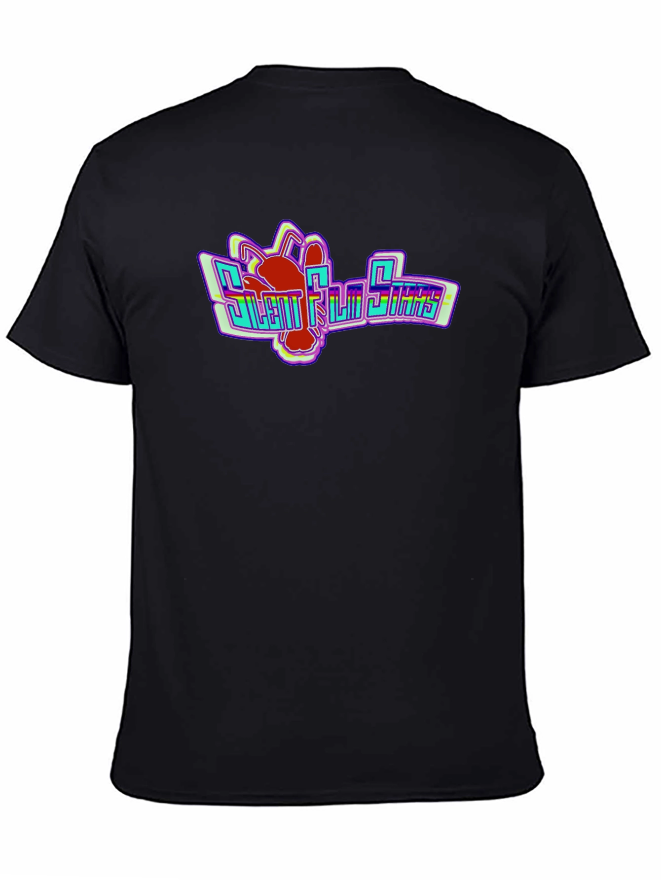 Silent Film Stars Black Graphic Tee