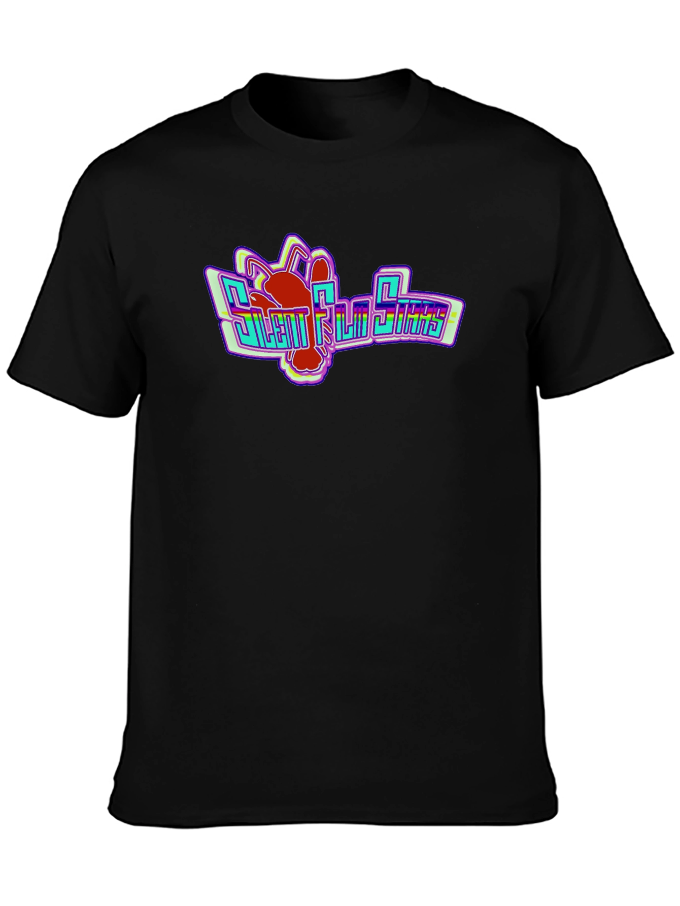 Silent Film Stars Black Graphic Tee