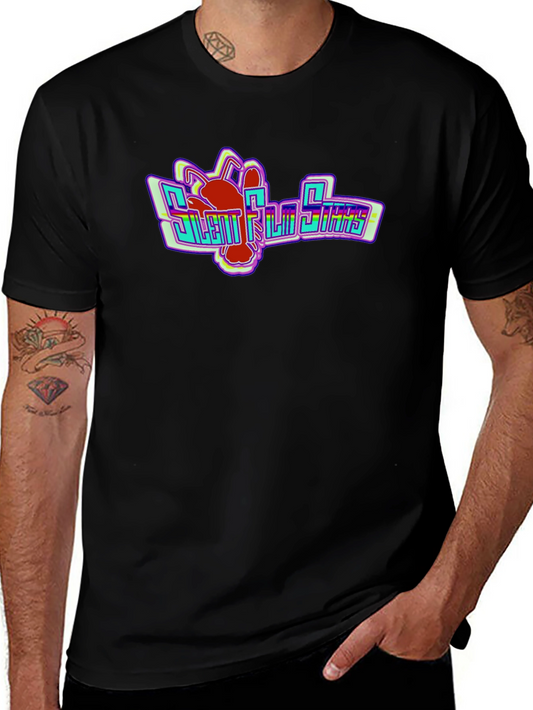 Silent Film Stars Black Graphic Tee