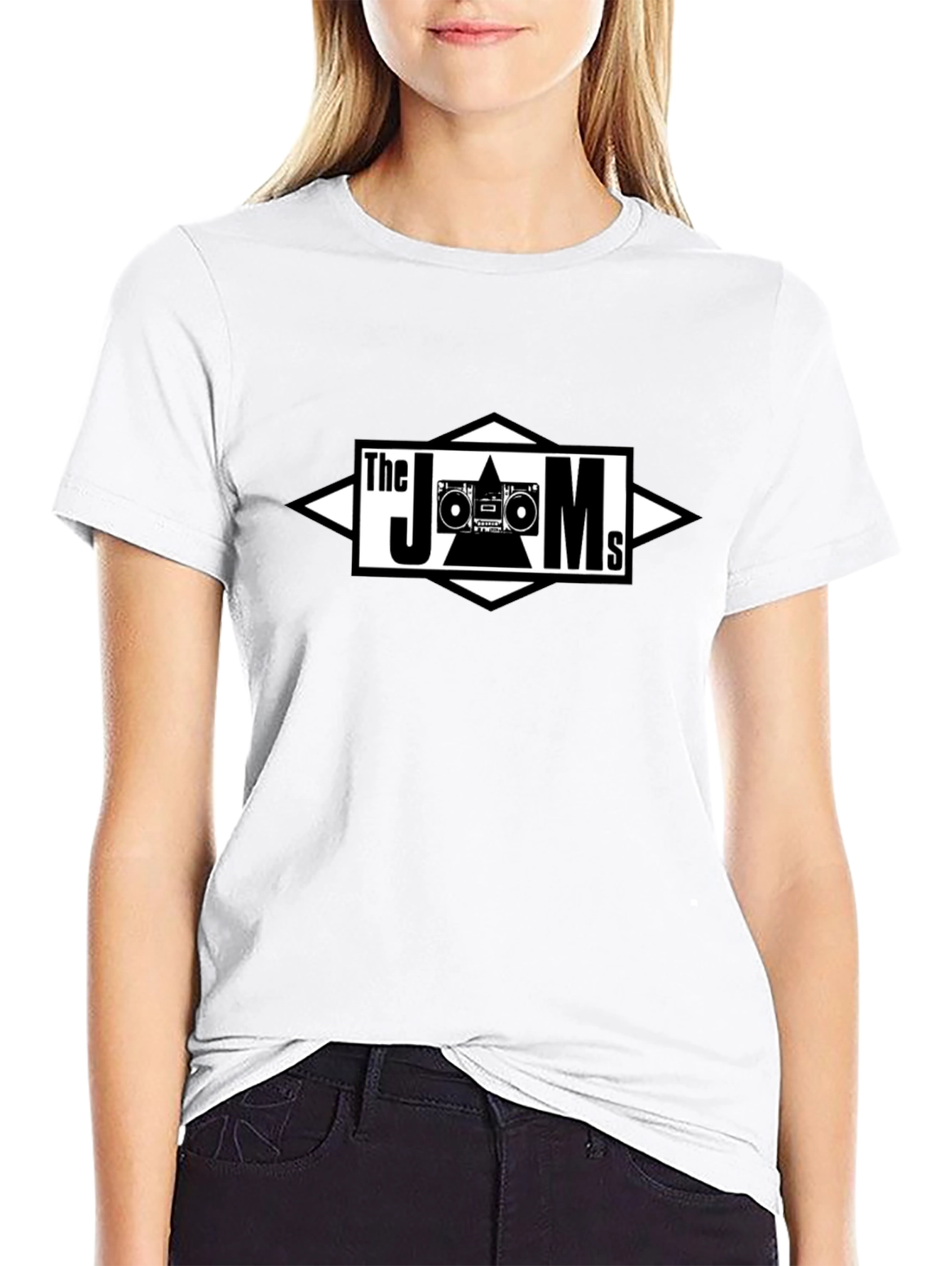 The JAMS Black T-Shirt - Boombox Graphic Tee