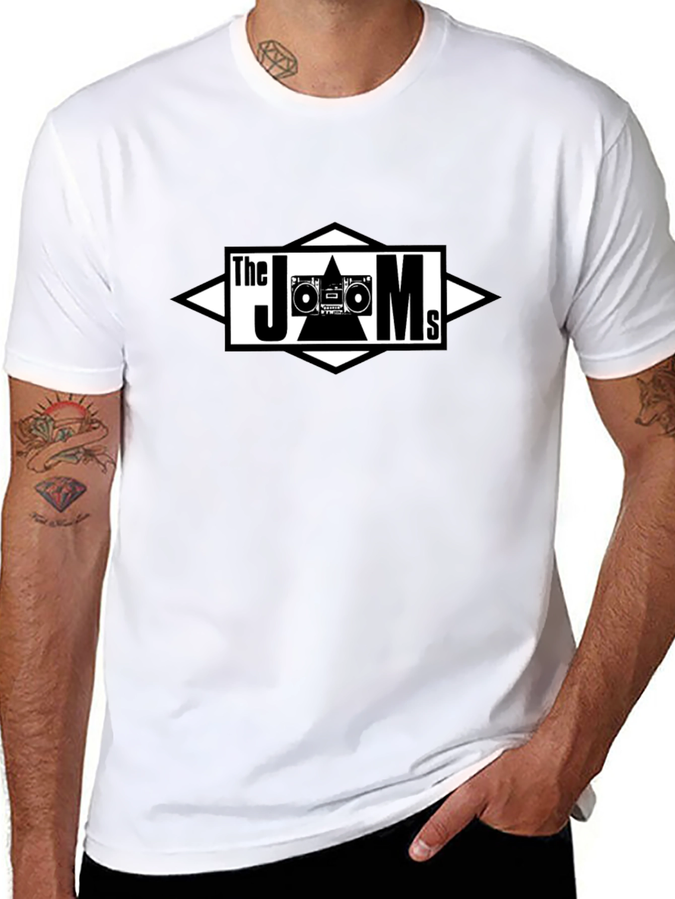 The JAMS Black T-Shirt - Boombox Graphic Tee
