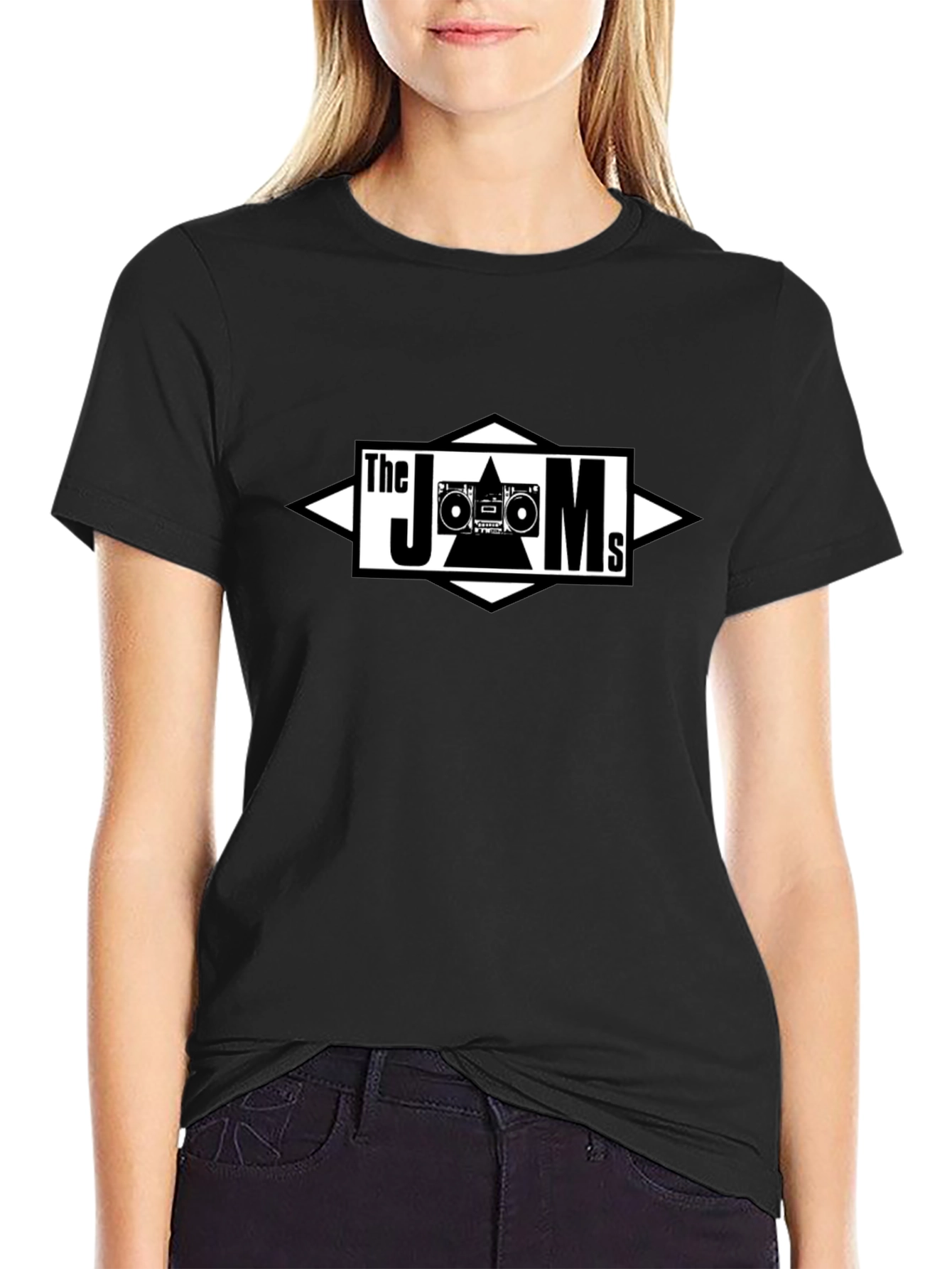 The JAMS Black T-Shirt - Boombox Graphic Tee