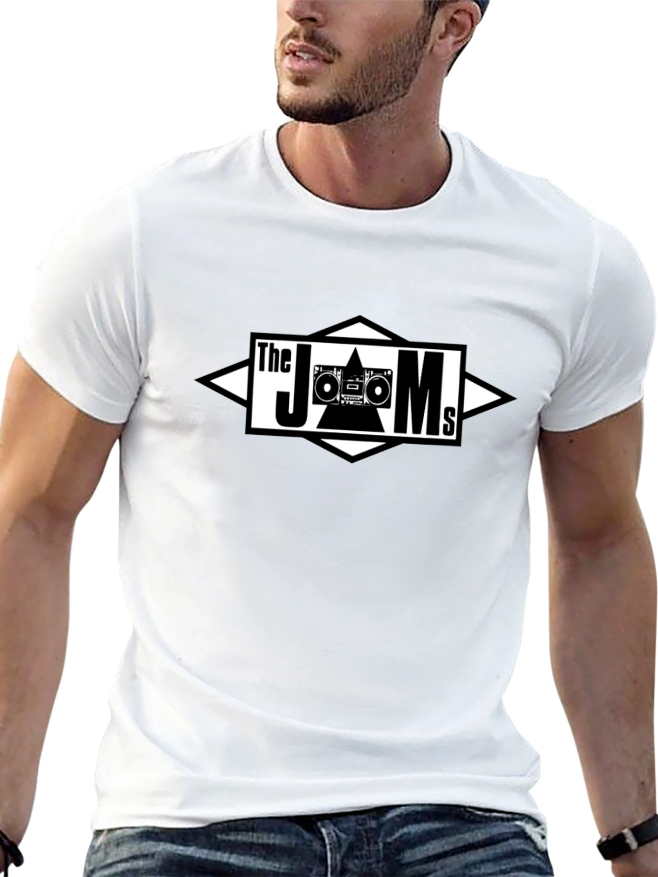 The JAMS Black T-Shirt - Boombox Graphic Tee