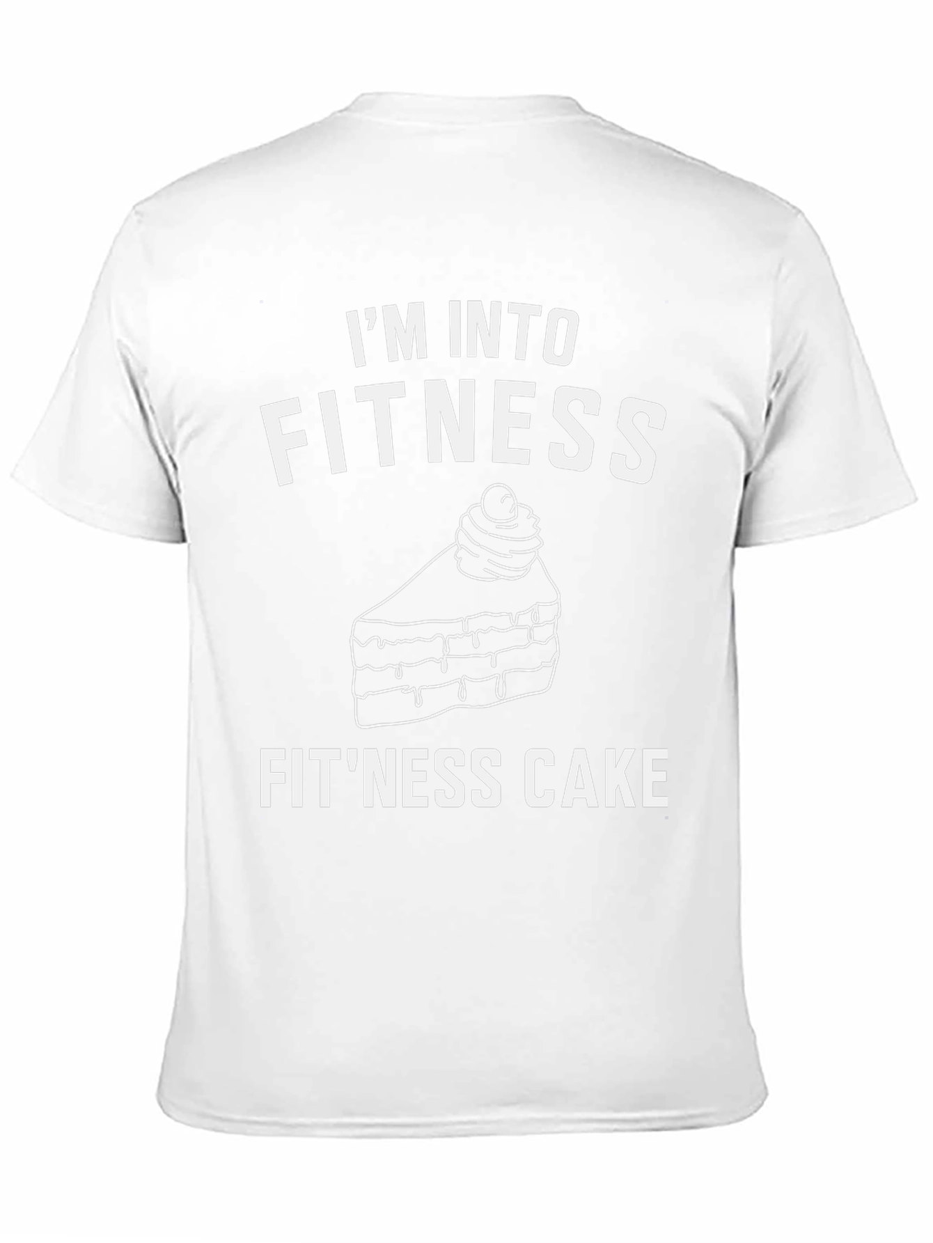 Fitness Cake Graphic T-Shirt - Funny Foodie Tee
