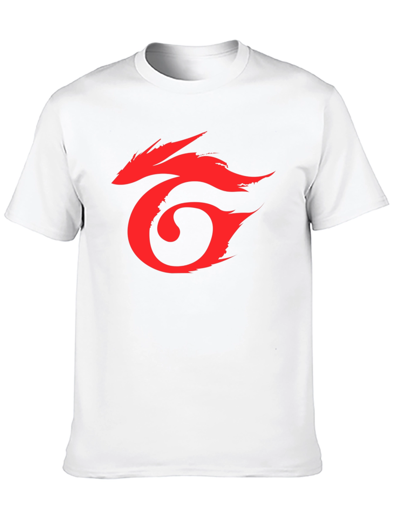Mens Black T-Shirt with Red Graphic