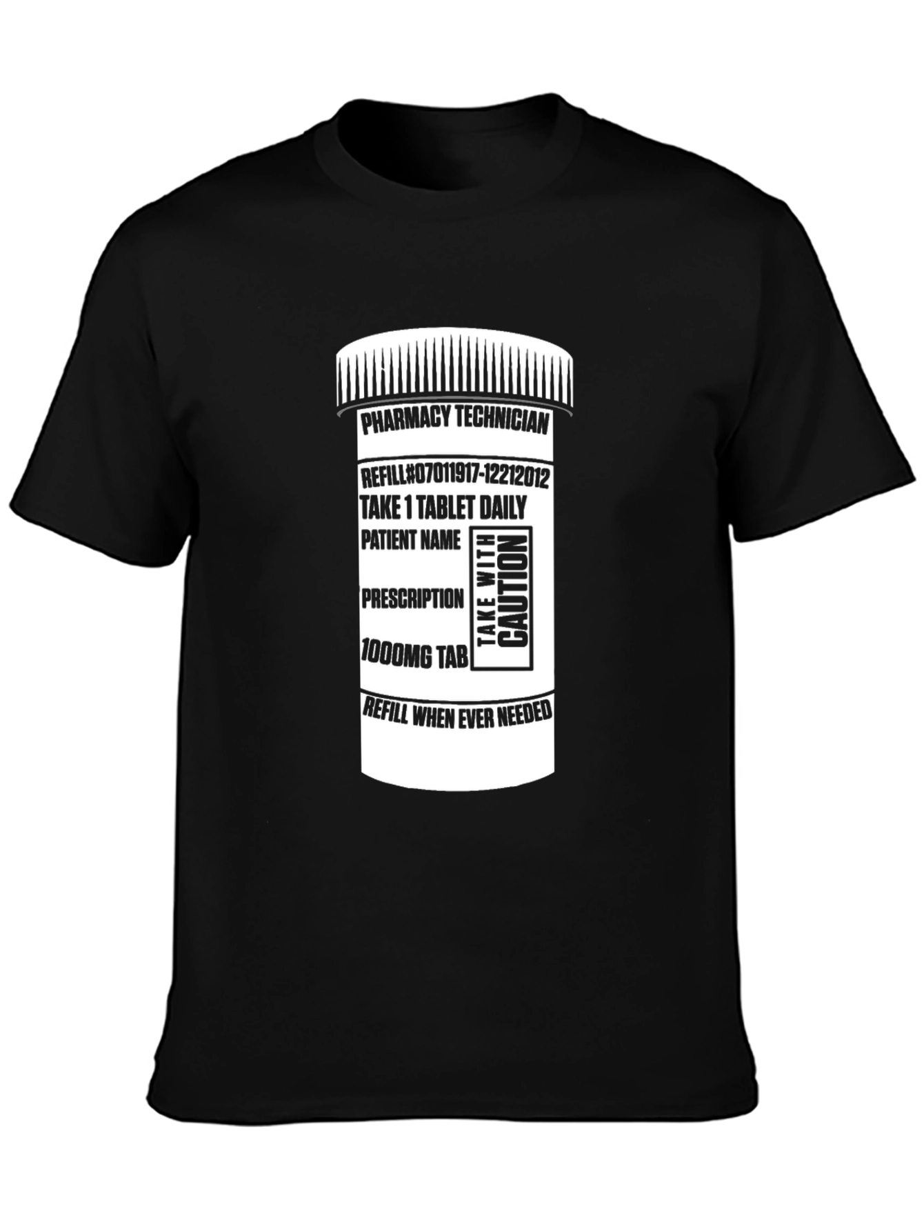 Pharmacy Technician Pill Bottle T-Shirt