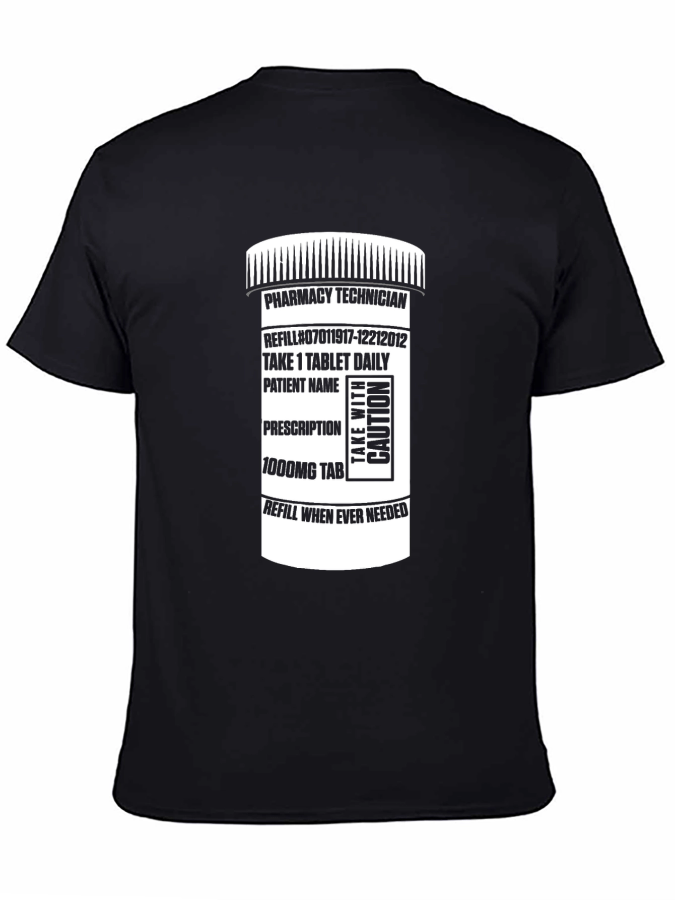 Pharmacy Technician Pill Bottle T-Shirt