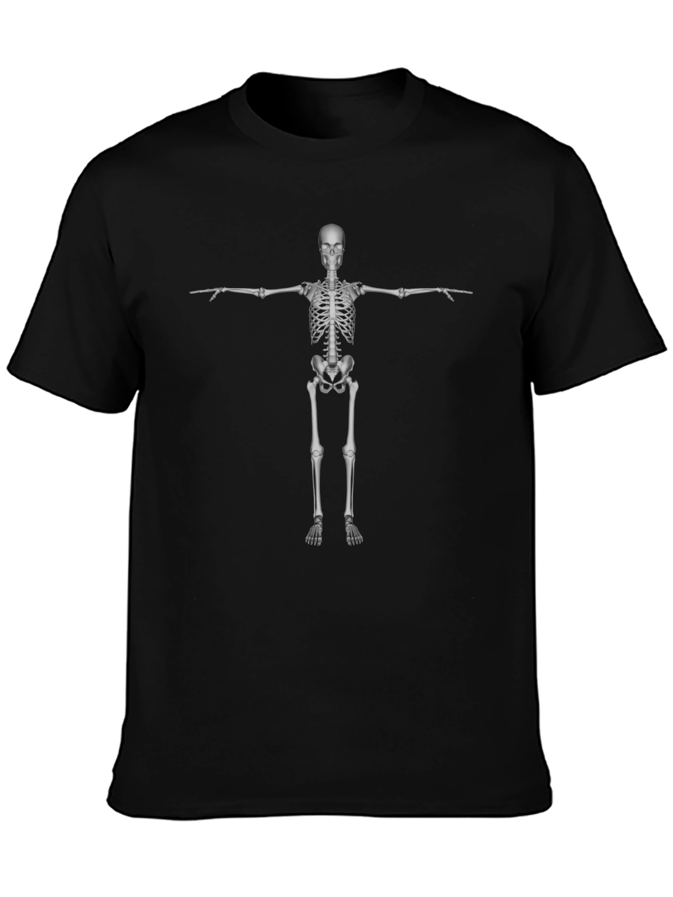 Skeleton T-Shirt - Mens Black Graphic Tee