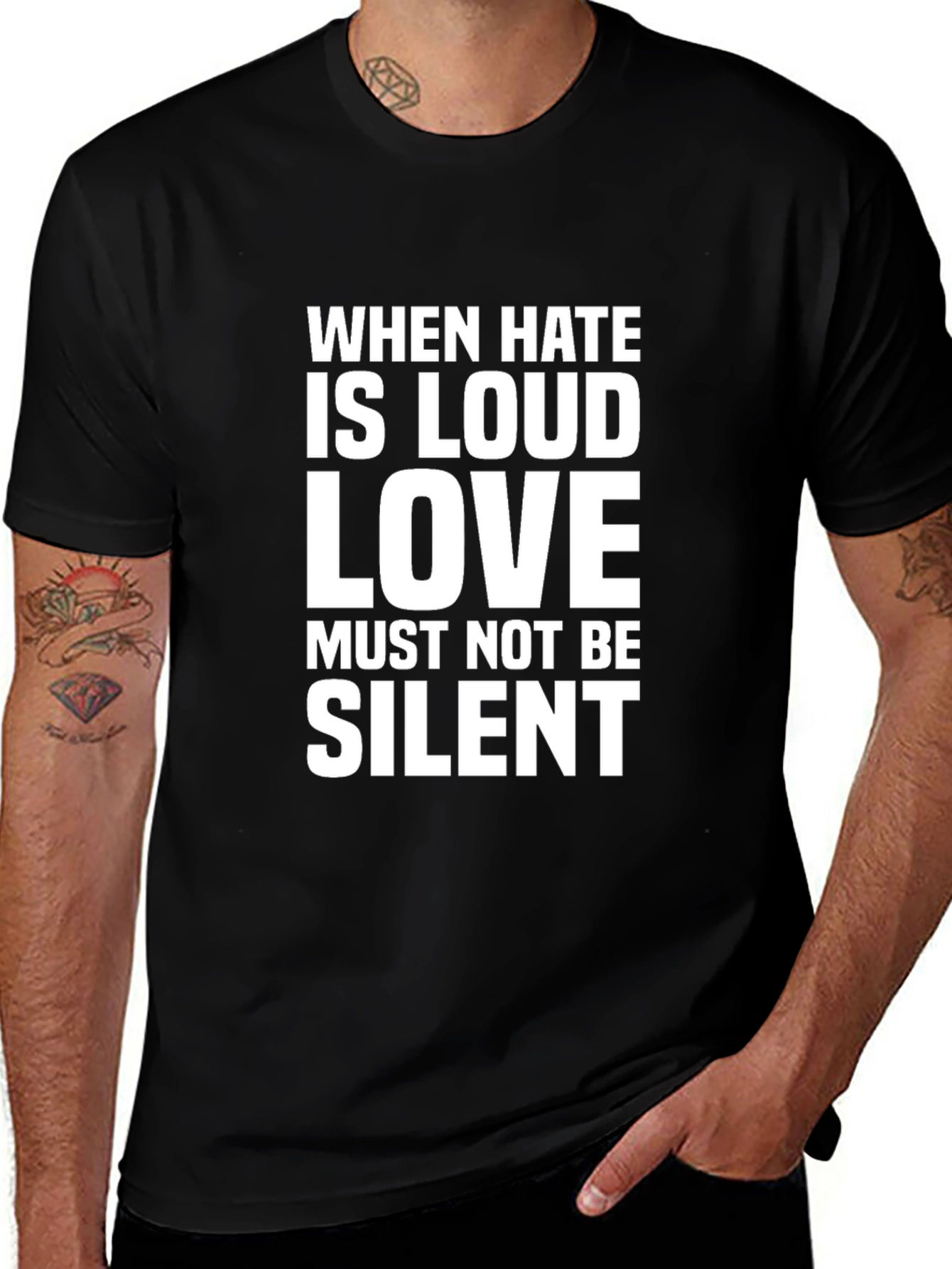 When Hate Is Loud Love T-Shirt