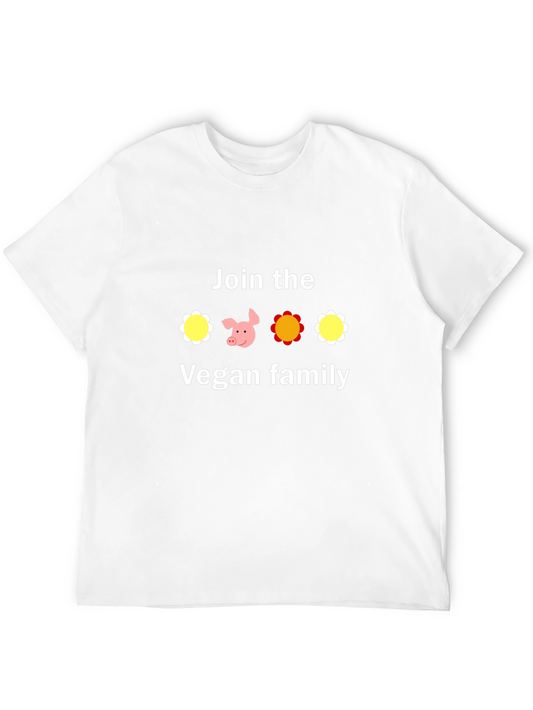 Join the Vegan Family T-Shirt - Cute Graphic Tee