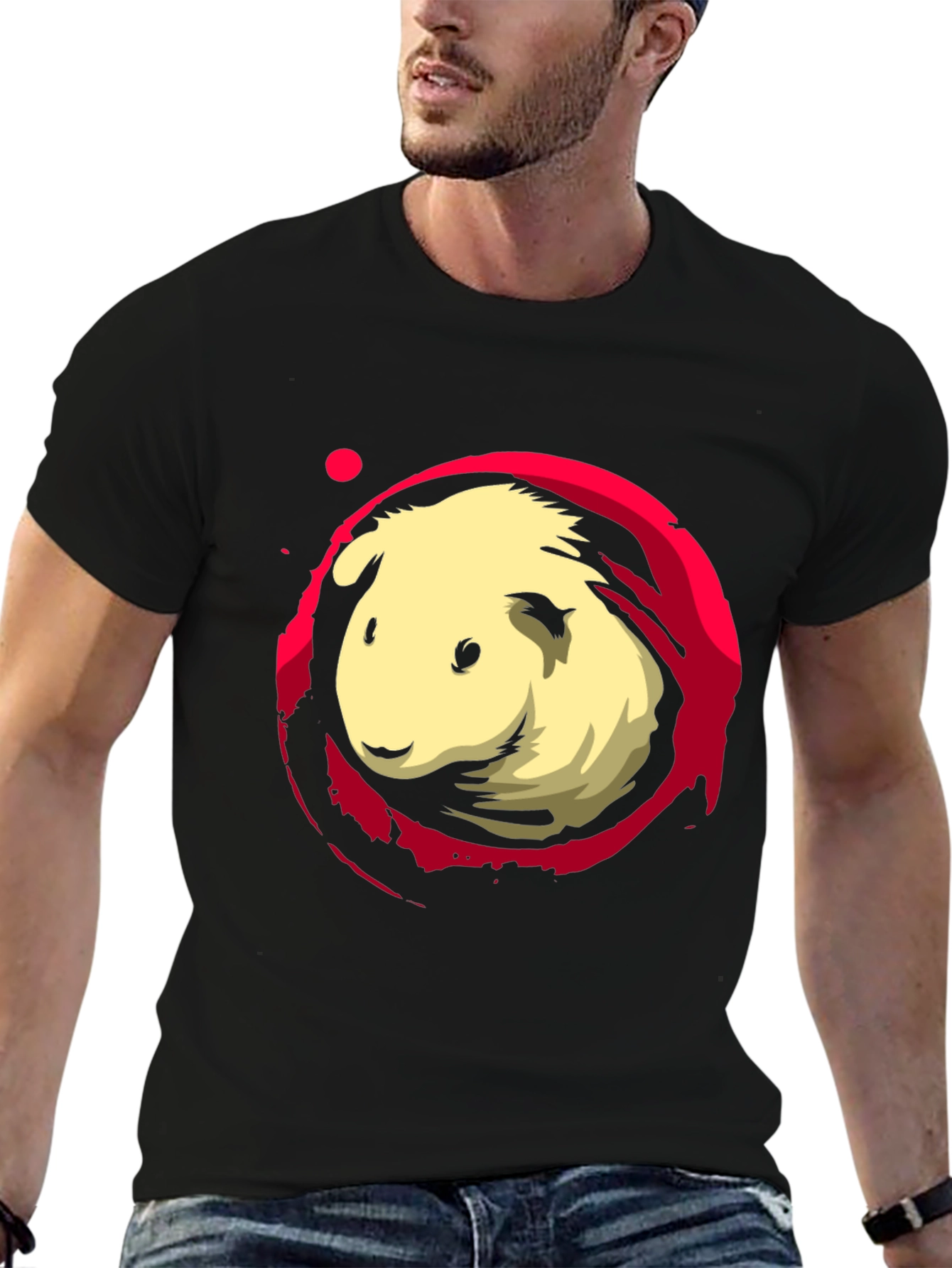 Guinea Pig Graphic T-Shirt - Unique Design