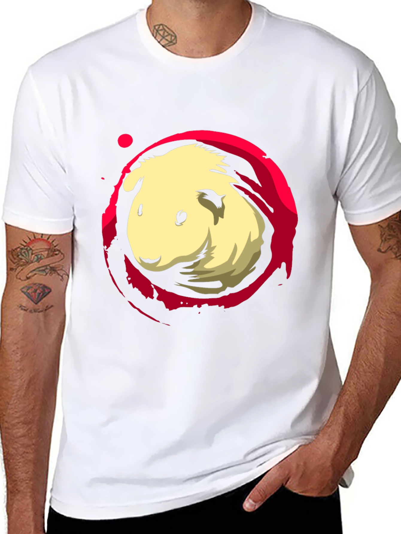 Guinea Pig Graphic T-Shirt - Unique Design
