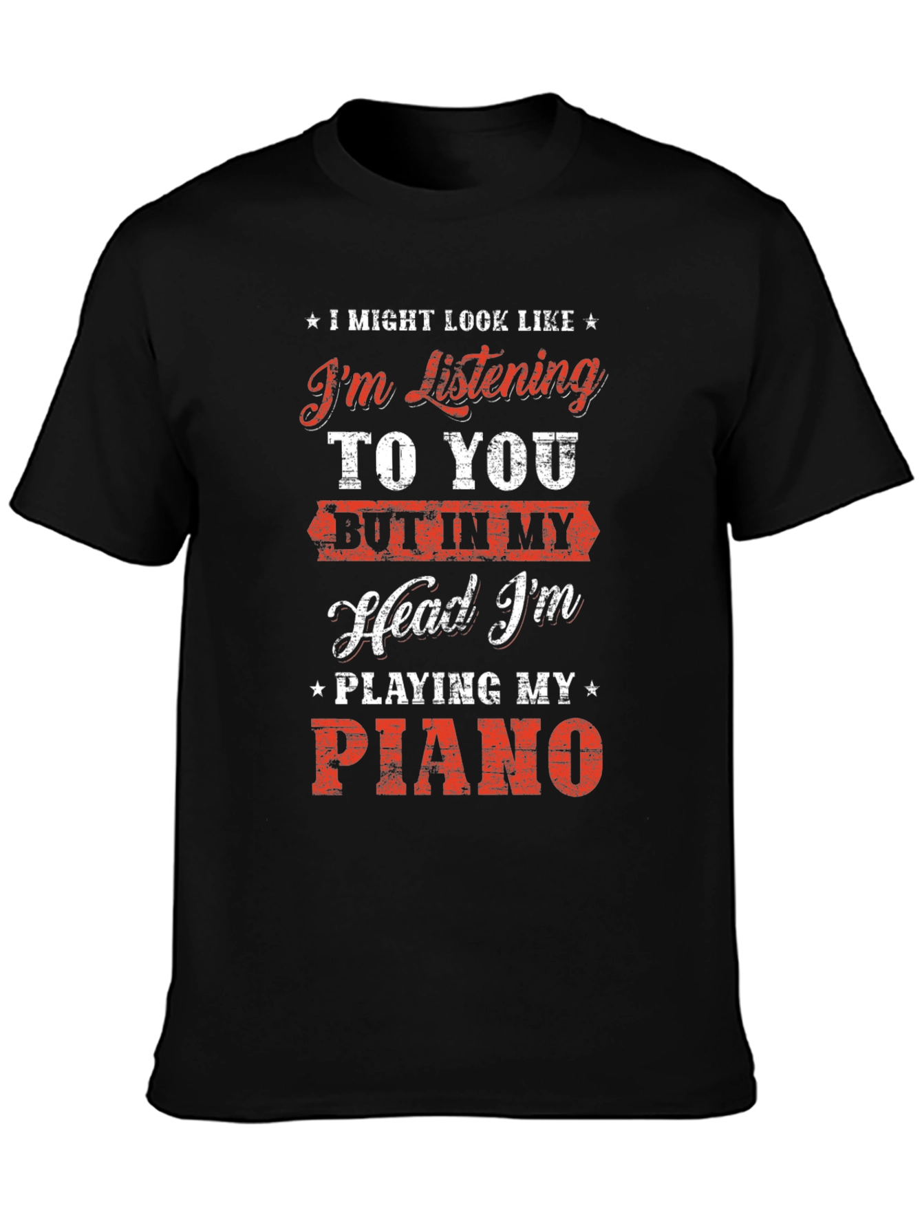 Piano Lover T-Shirt: Im Playing My Piano