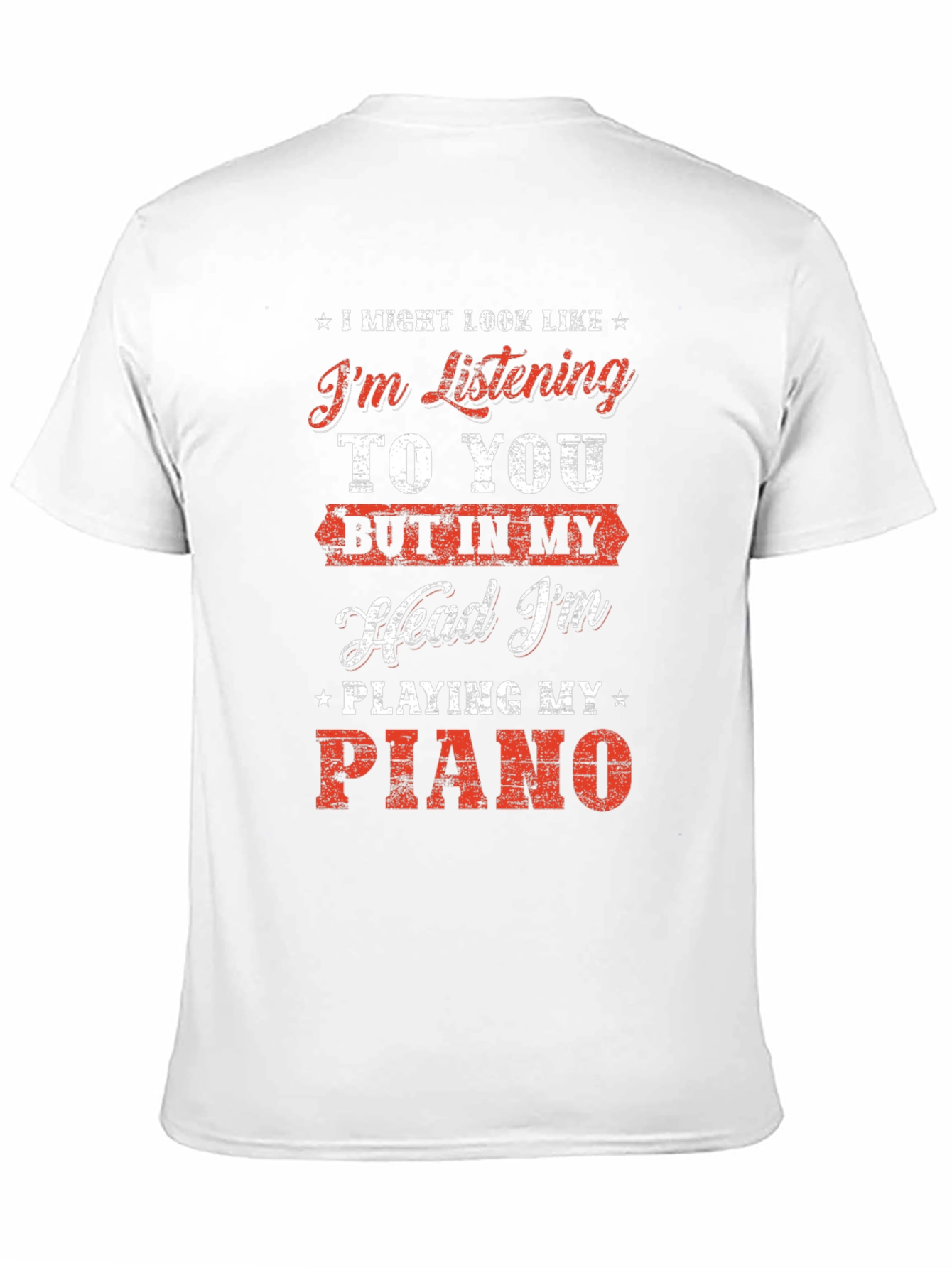 Piano Lover T-Shirt: Im Playing My Piano