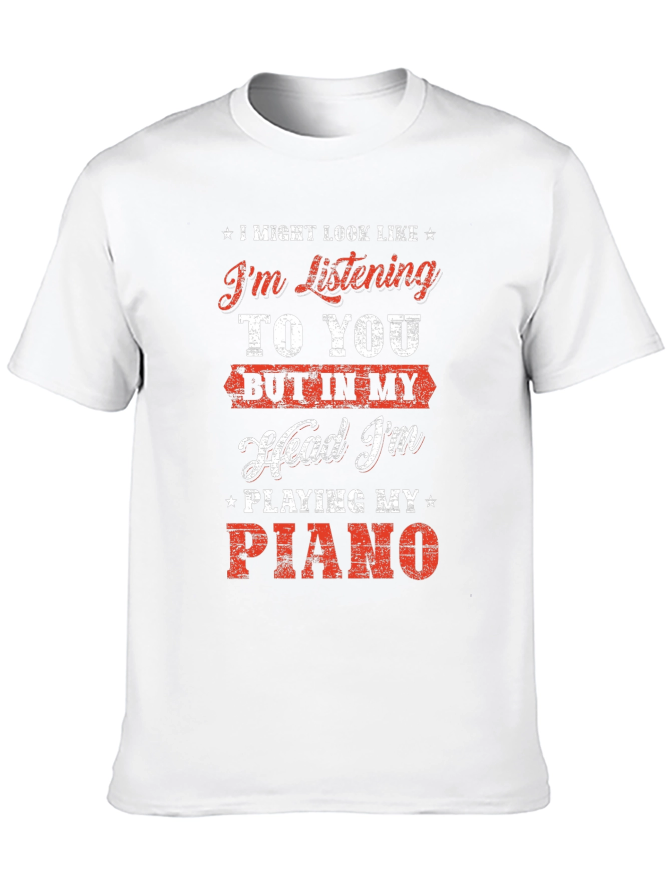 Piano Lover T-Shirt: Im Playing My Piano