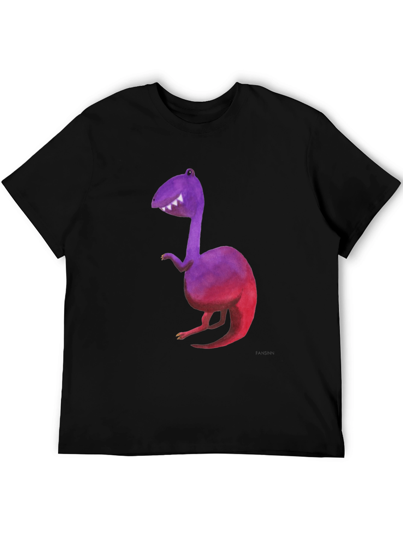 Dino Graphic Tee - Black Short Sleeve T-Shirt