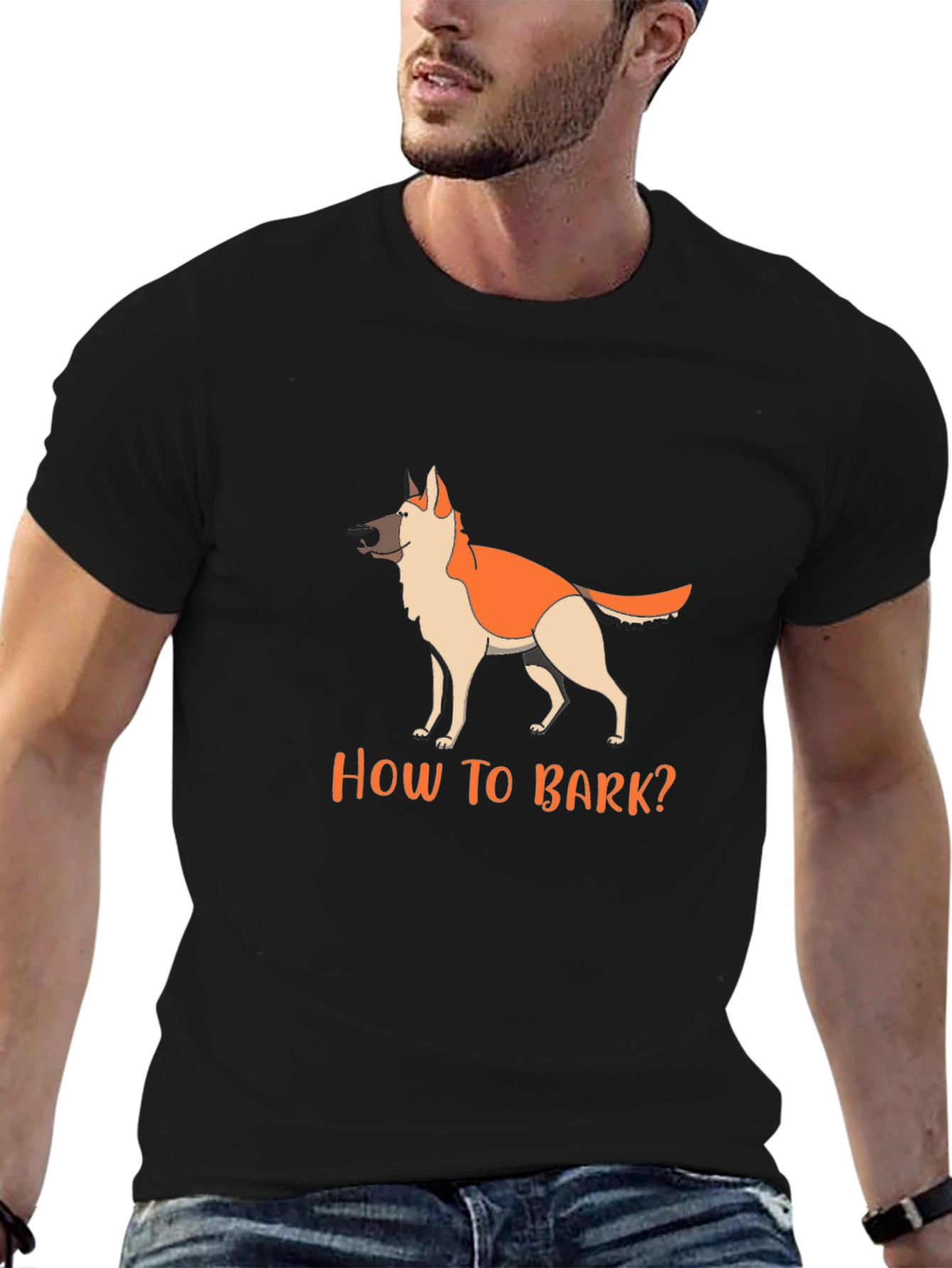 How To Bark? Dog Cartoon T-Shirt