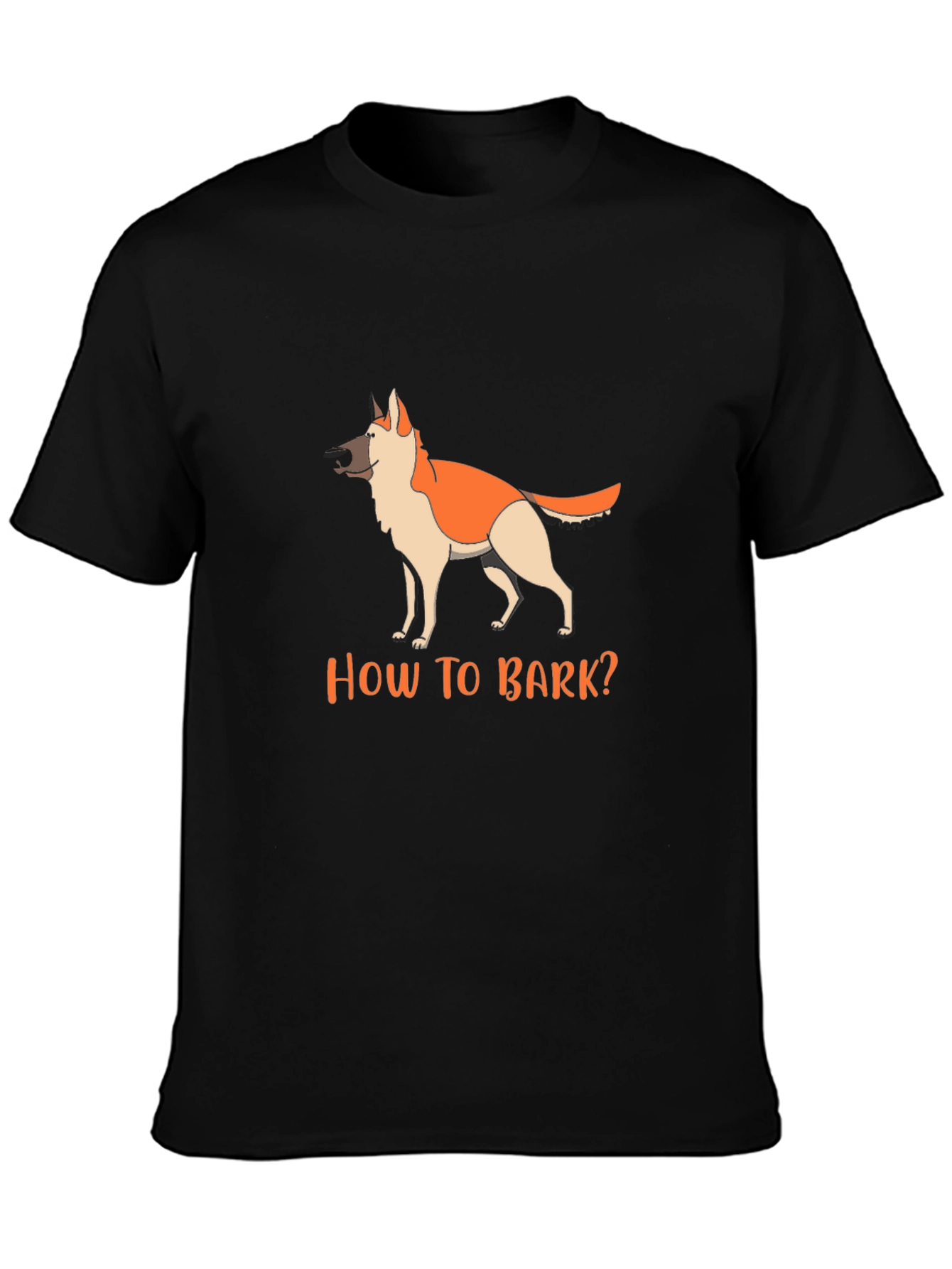 How To Bark? Dog Cartoon T-Shirt