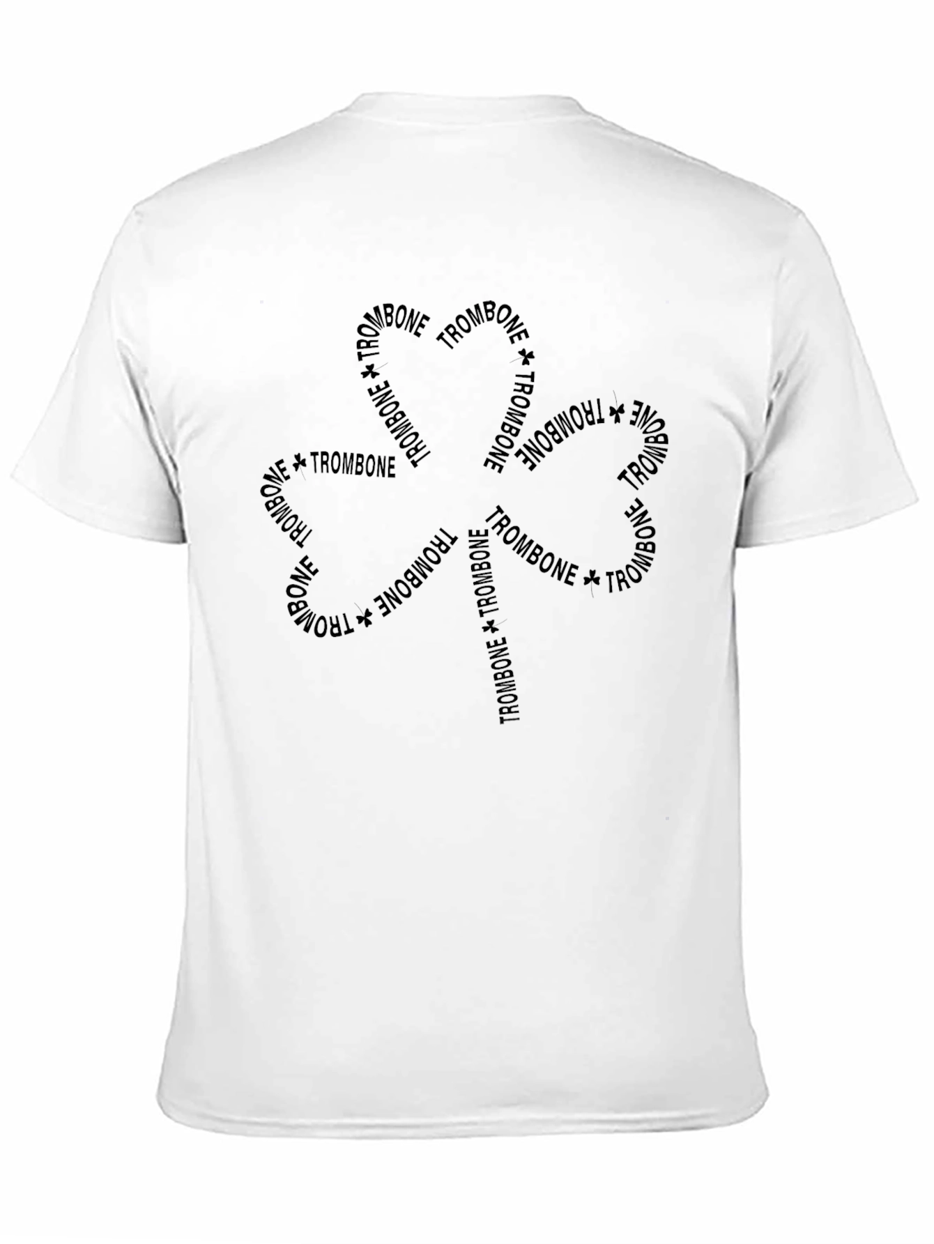 Trombone Flower Graphic Tee - Stylish Music Lovers T-Shirt