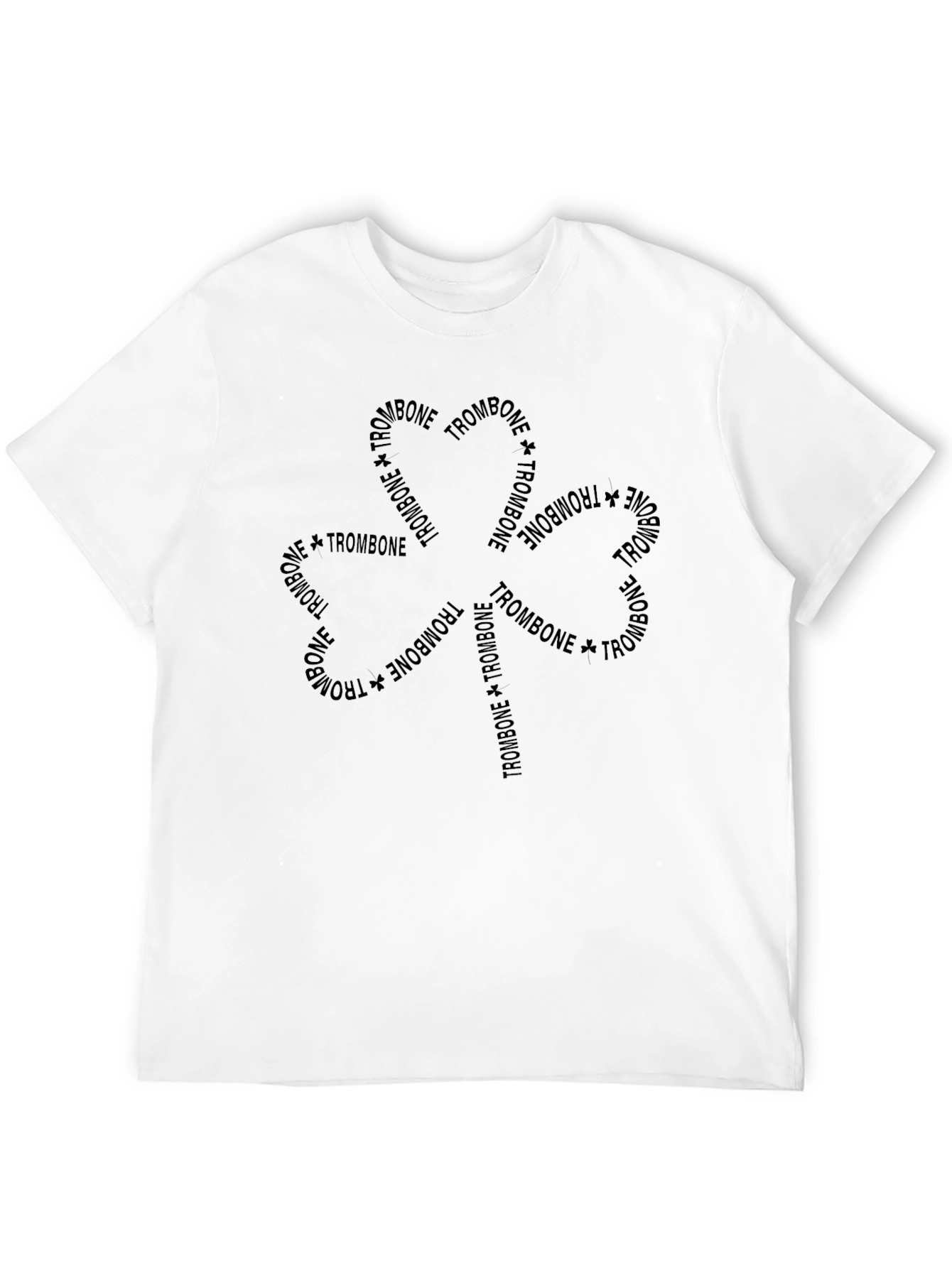 Trombone Flower Graphic Tee - Stylish Music Lovers T-Shirt