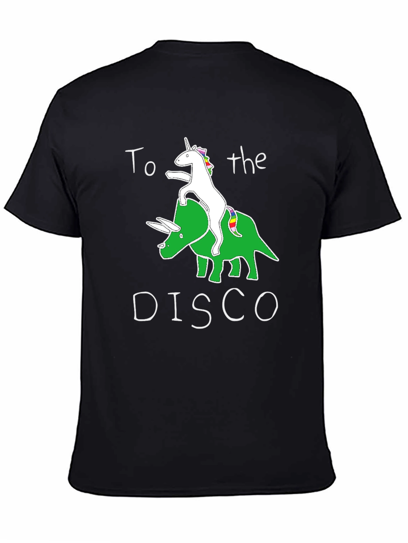 Unicorn Dinosaur Disco T-Shirt
