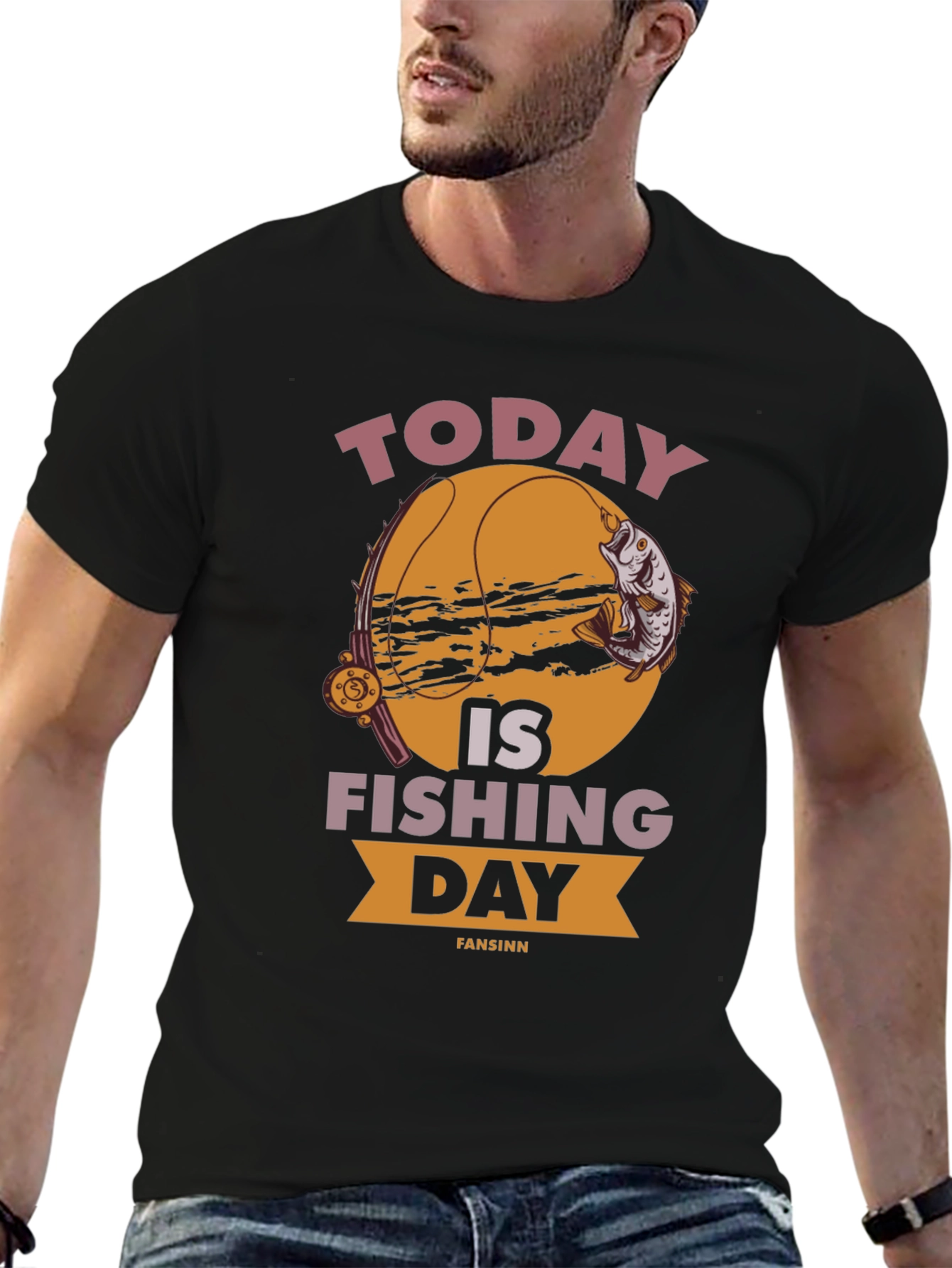 Today is Fishing Day Graphic T-Shirt