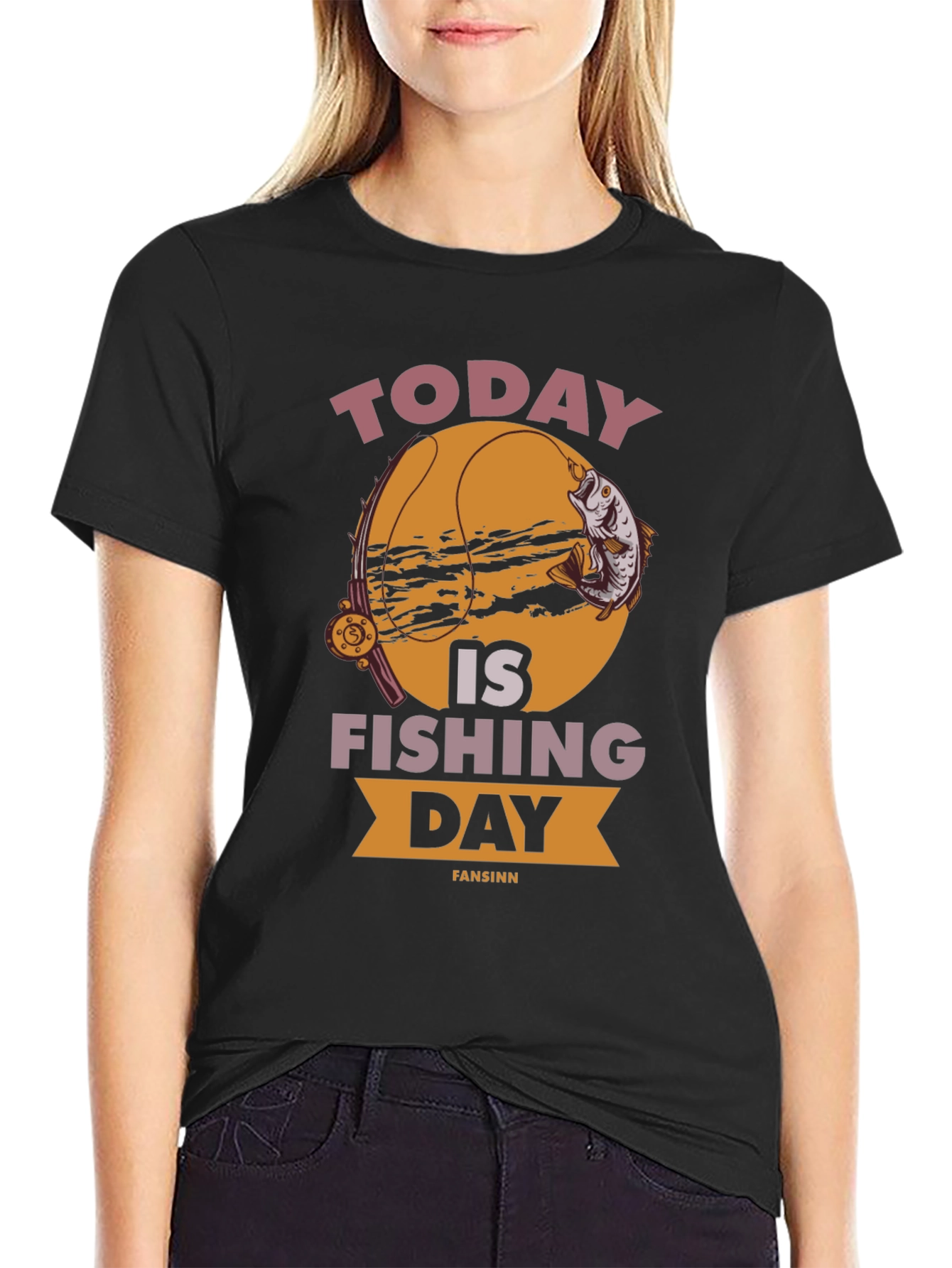 Today is Fishing Day Graphic T-Shirt
