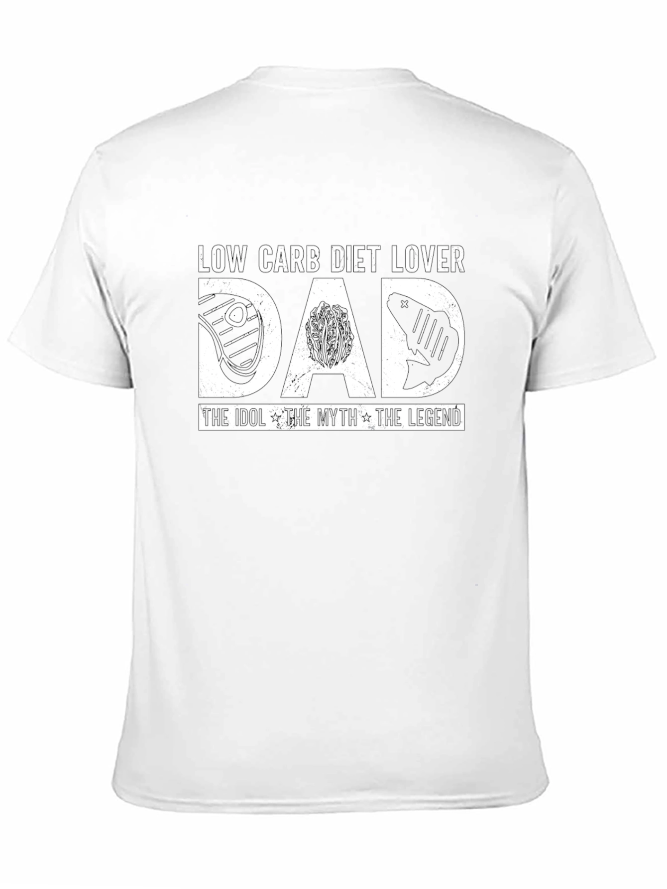 Low Carb Diet Lover Dad T-Shirt